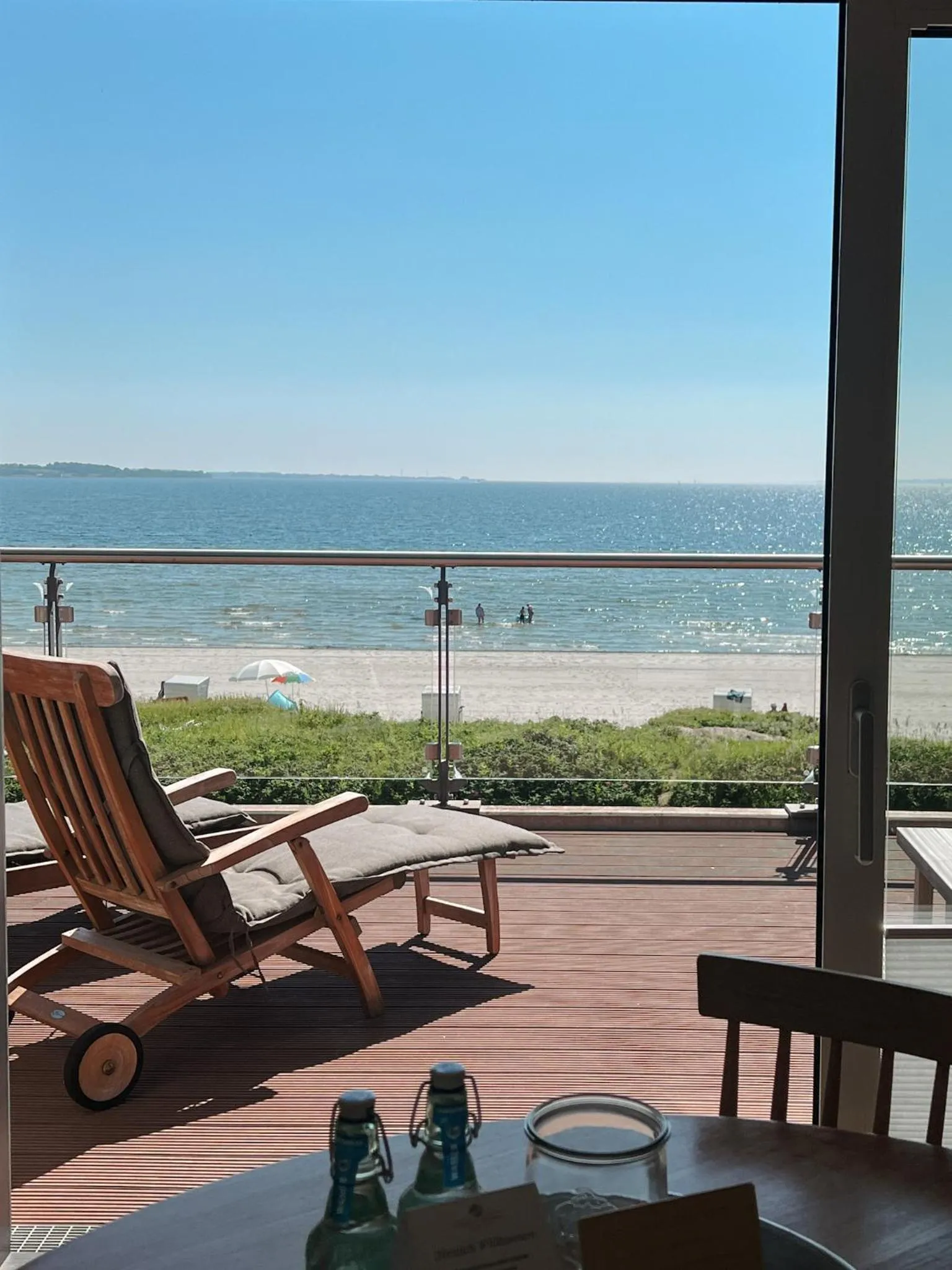Balcony/Terrace in Ostsee-Strandhaus-Holnis