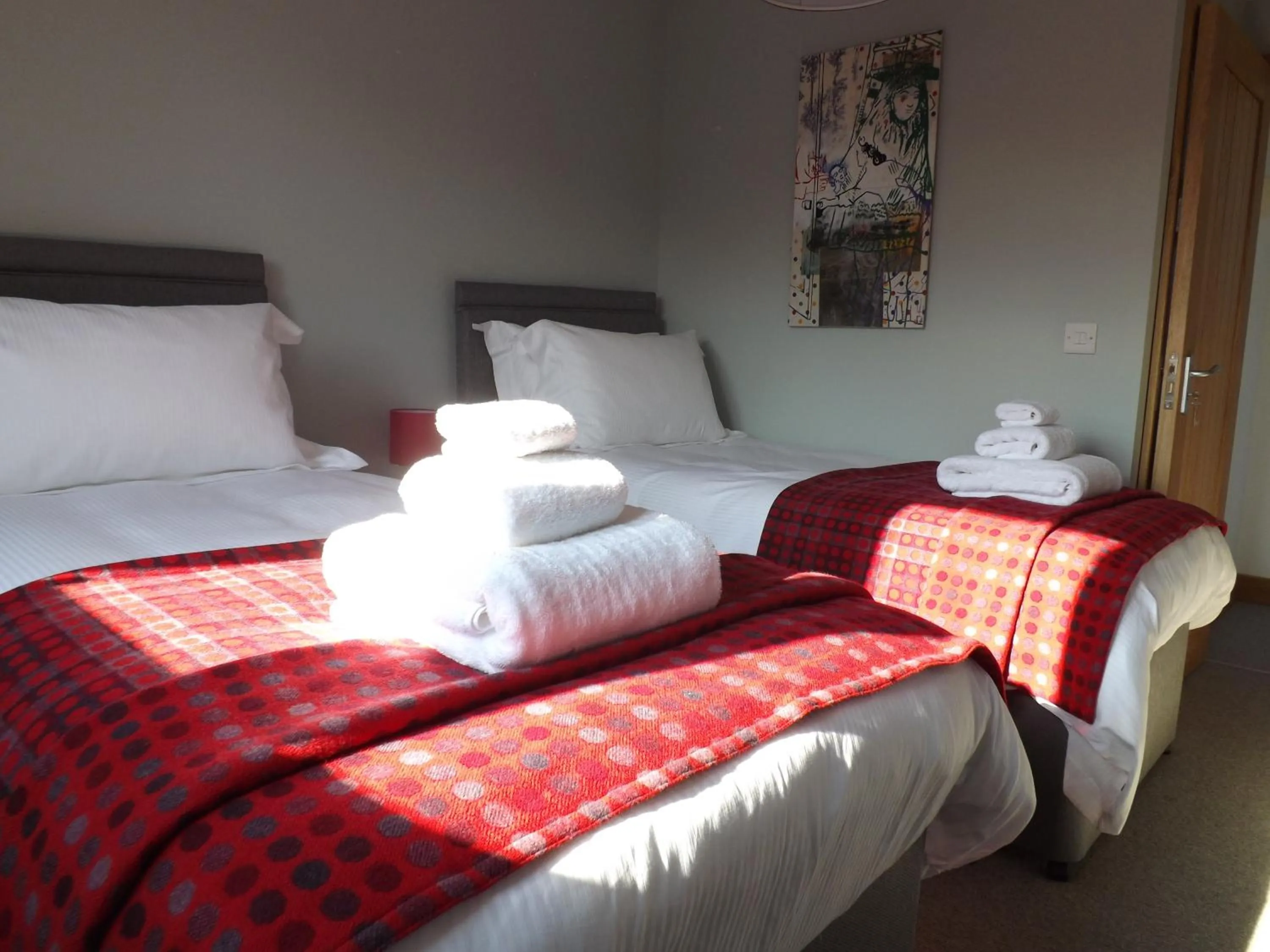 Decorative detail, Bed in Ty Boia Bed & Breakfast