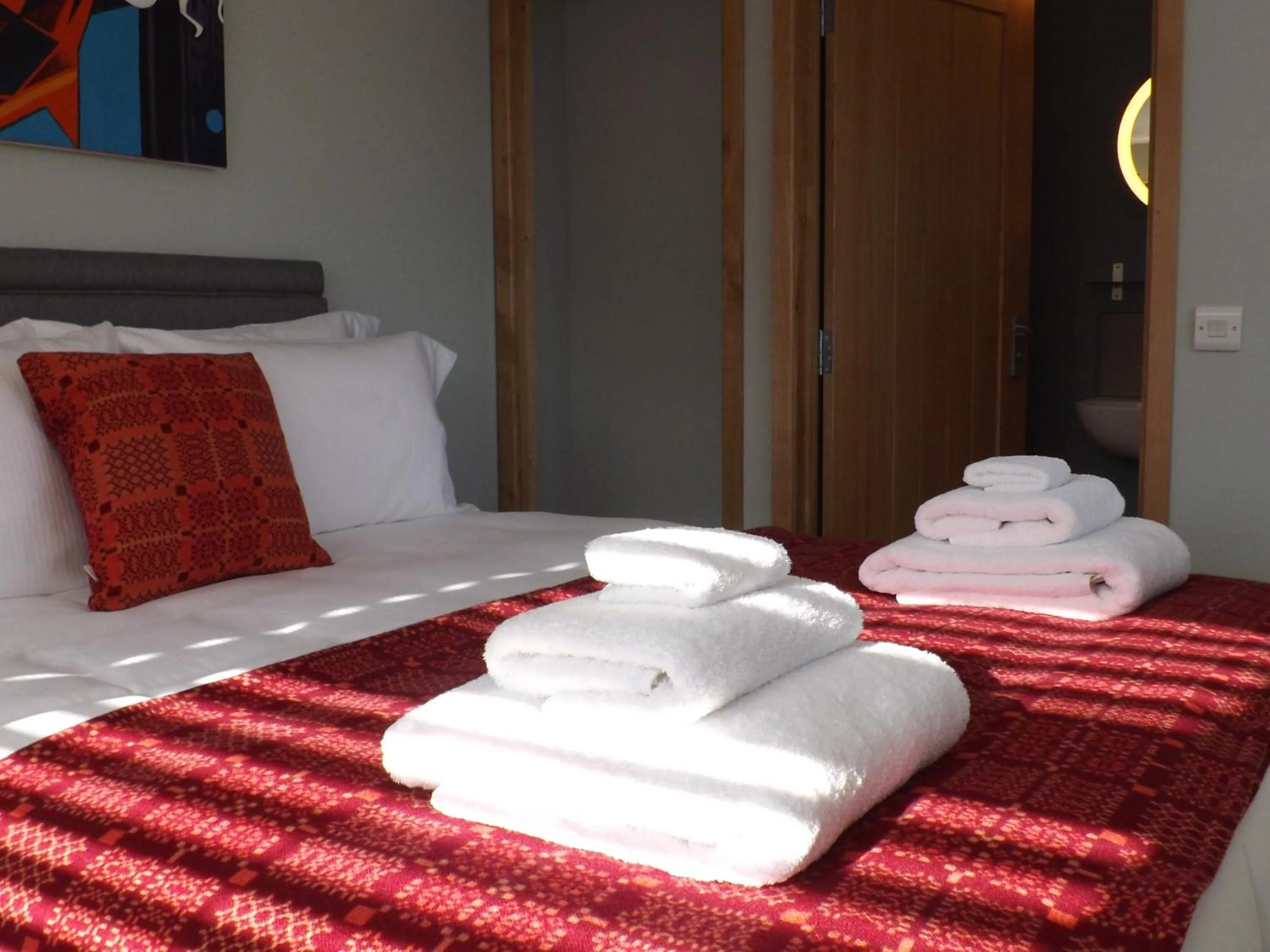 Bed in Ty Boia Bed & Breakfast