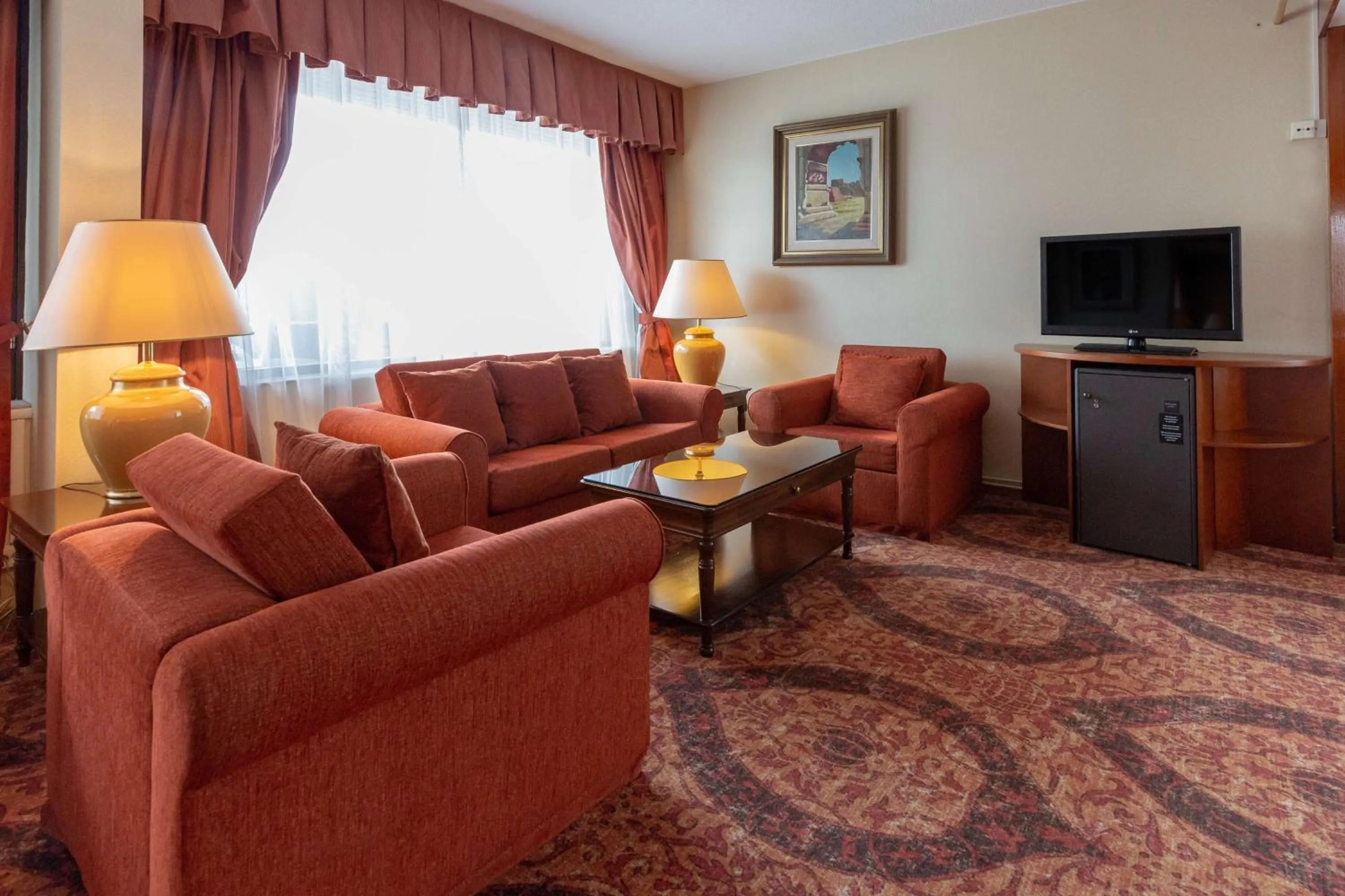 Bedroom in Scandic Aulanko