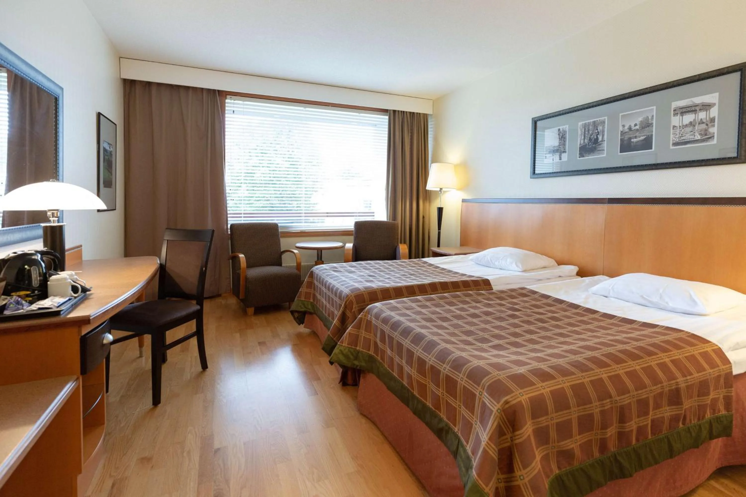 Bedroom, Bed in Scandic Aulanko