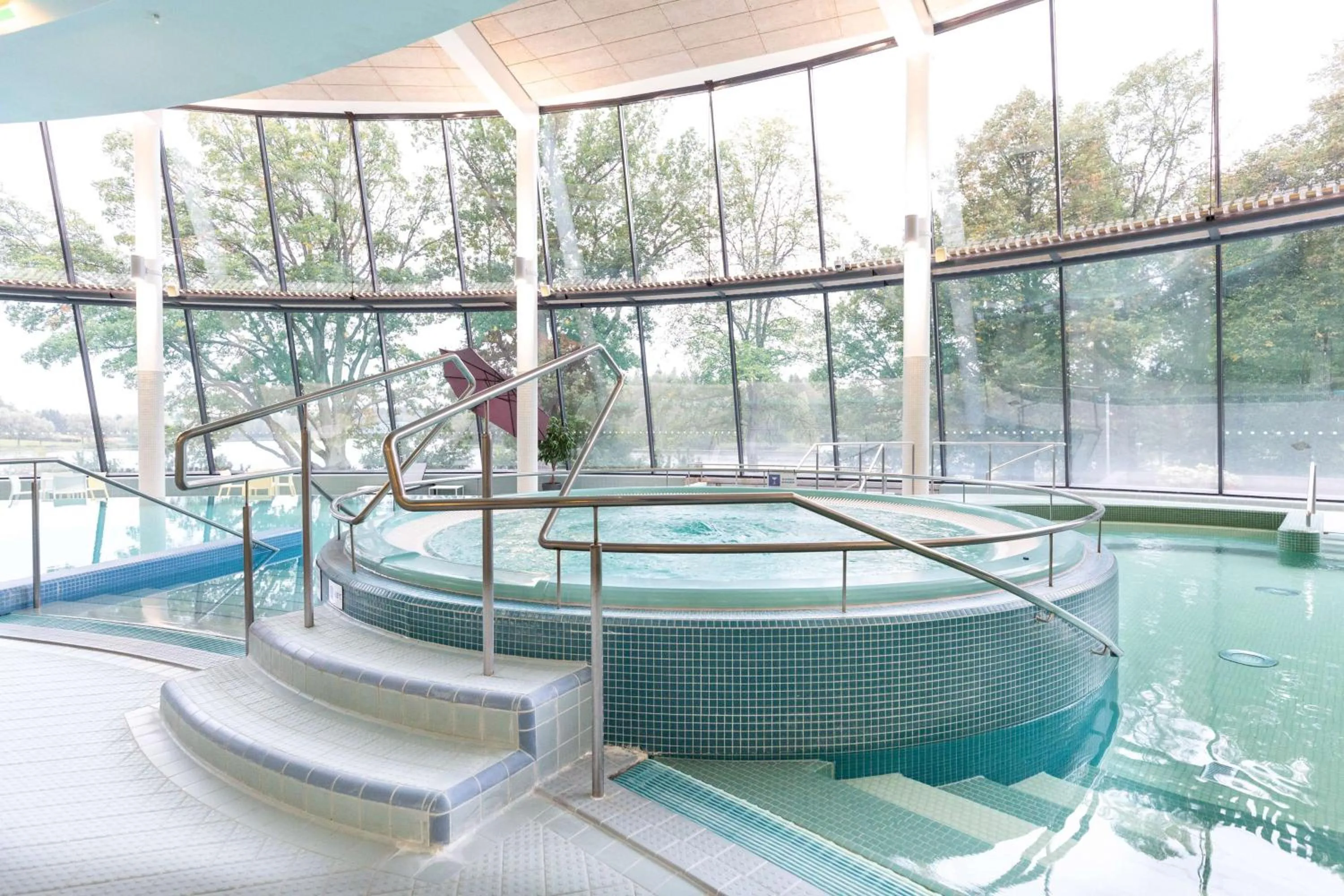 Pool view in Scandic Aulanko