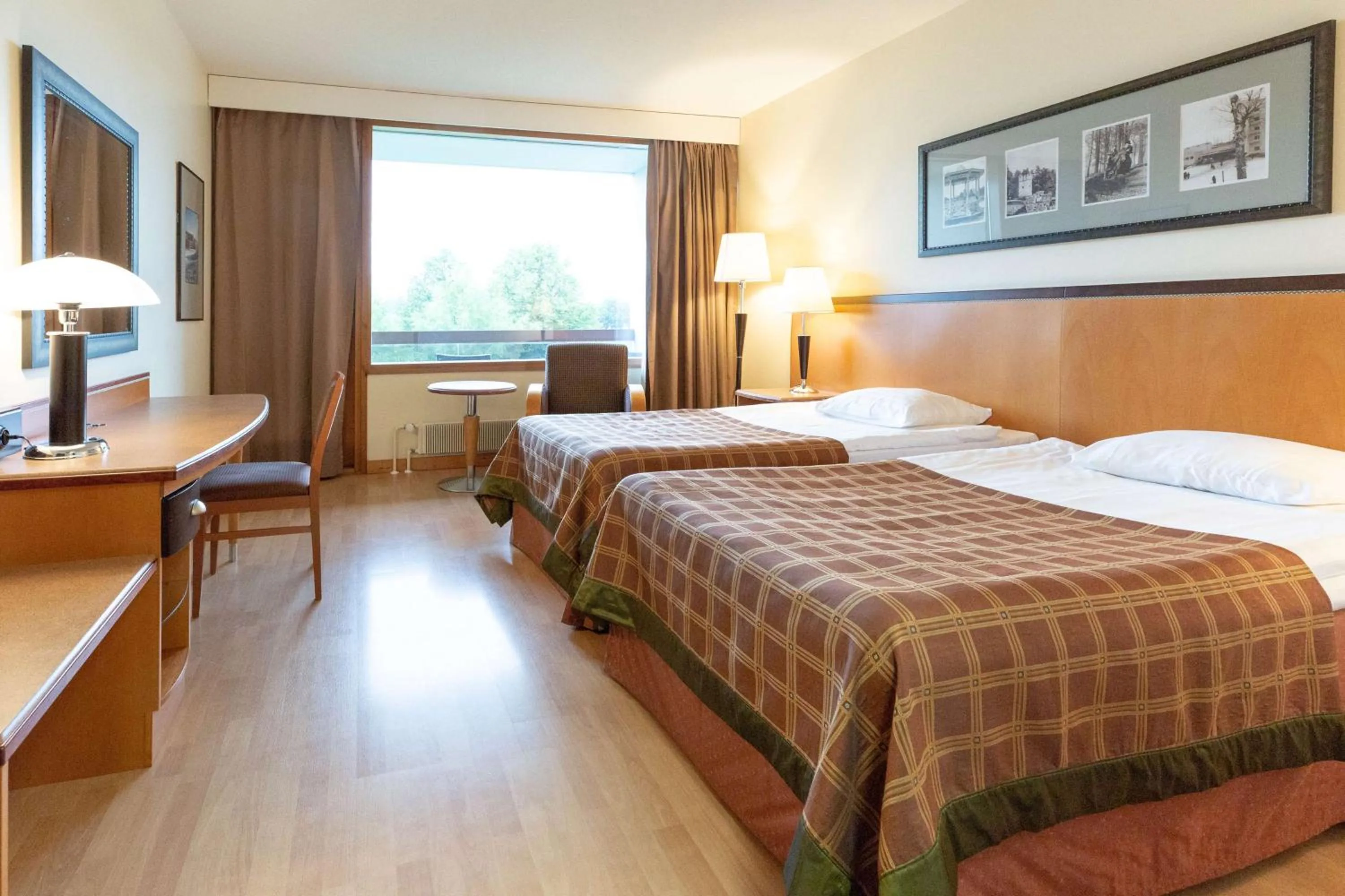 Bedroom, Bed in Scandic Aulanko