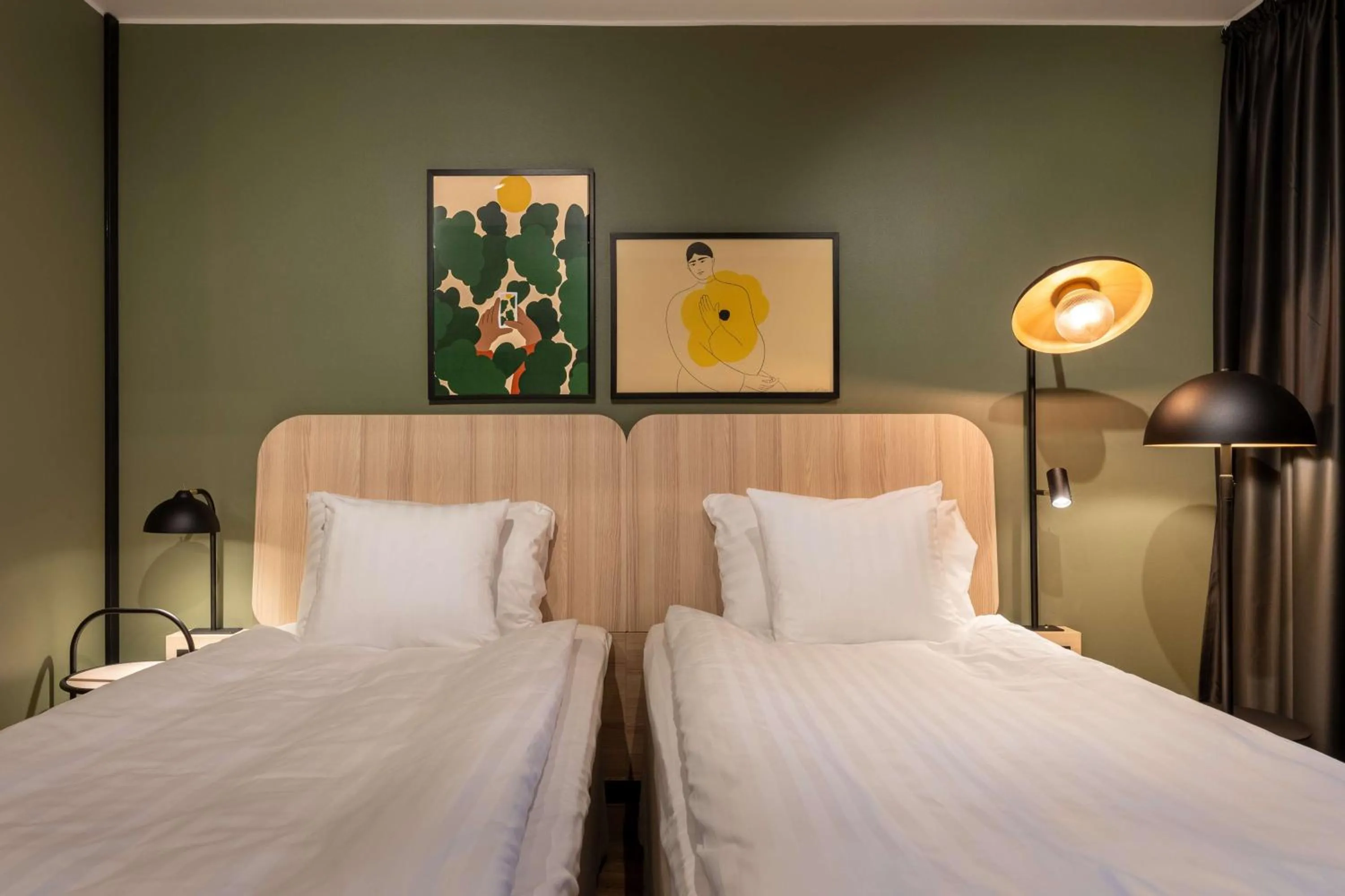 Bedroom, Bed in Scandic Waskia