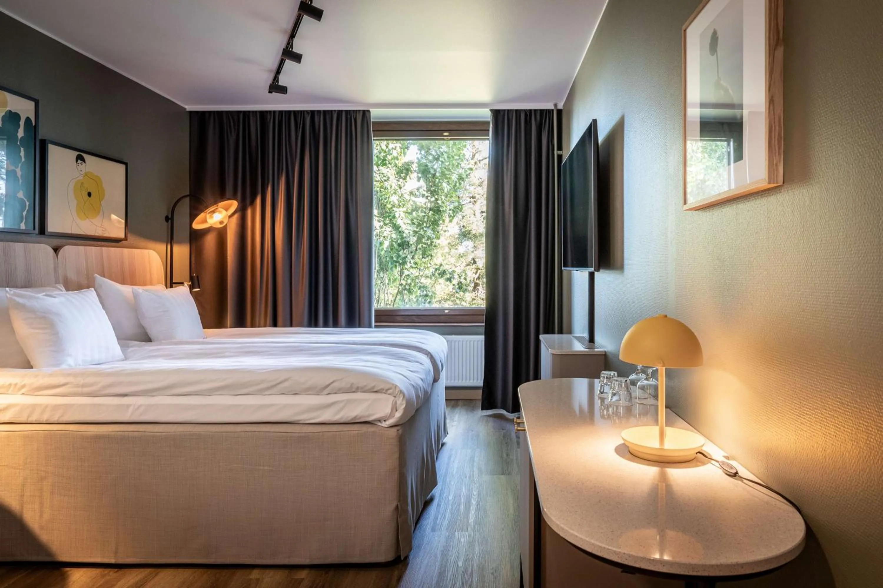 Bedroom, Bed in Scandic Waskia