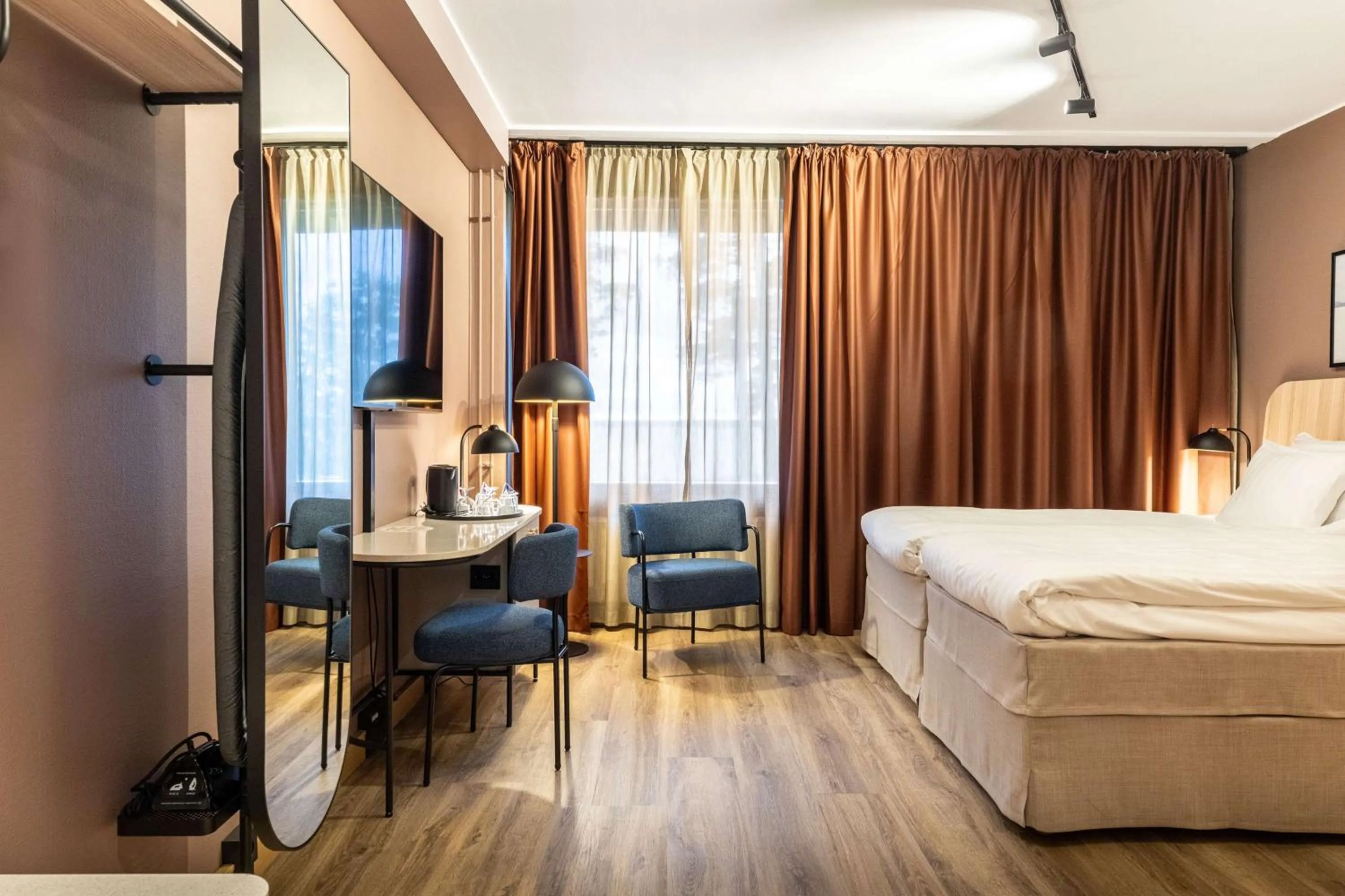 Bedroom, Bed in Scandic Waskia