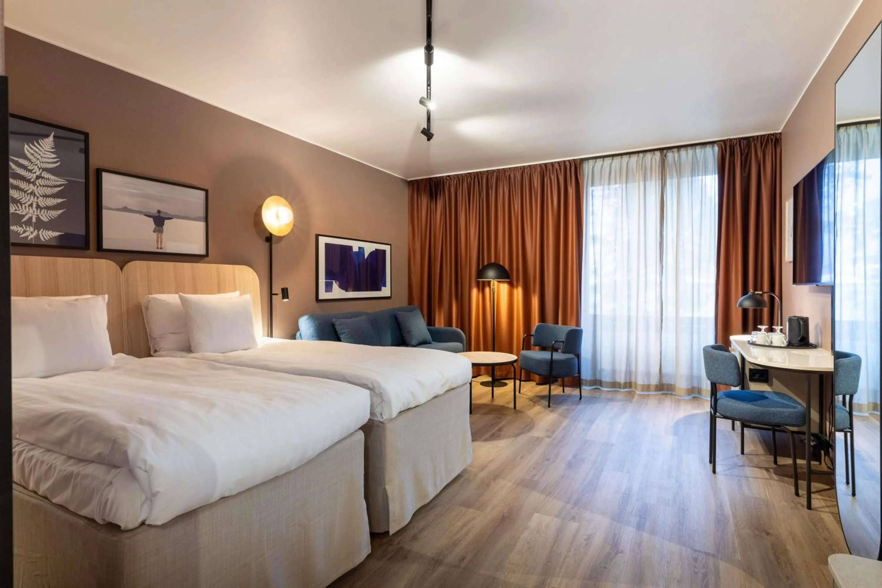 Bedroom, Bed in Scandic Waskia