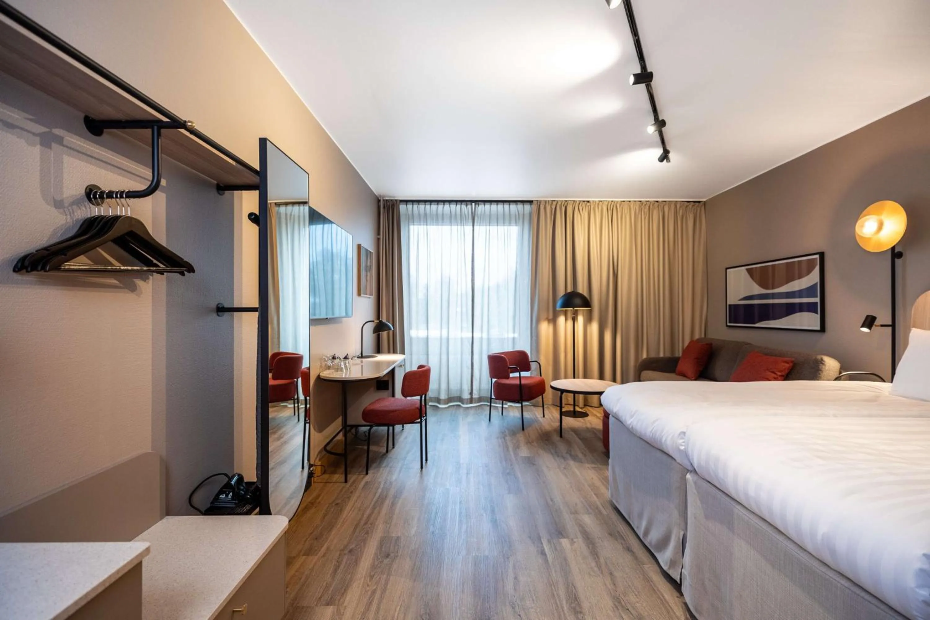 Bedroom, Bed in Scandic Waskia