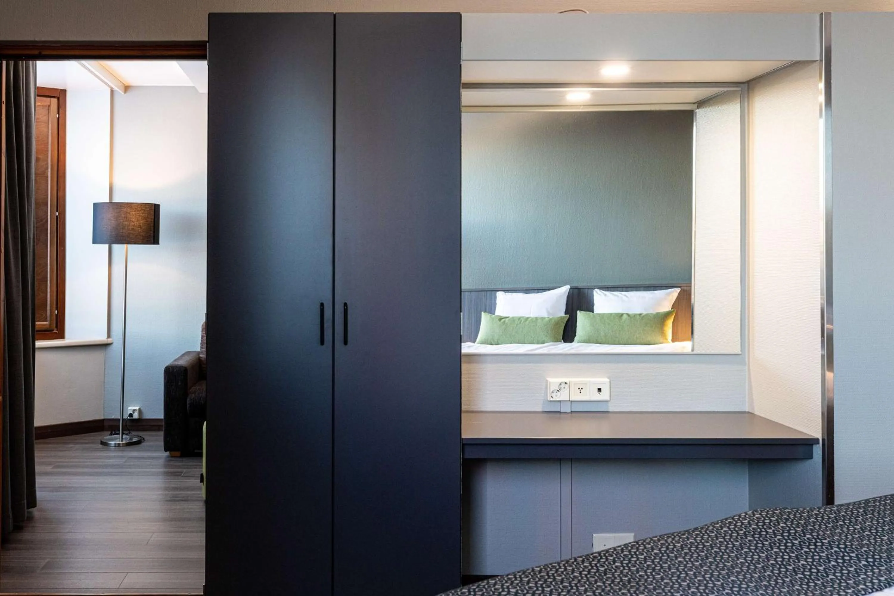 Bedroom, Bed in Scandic Waskia