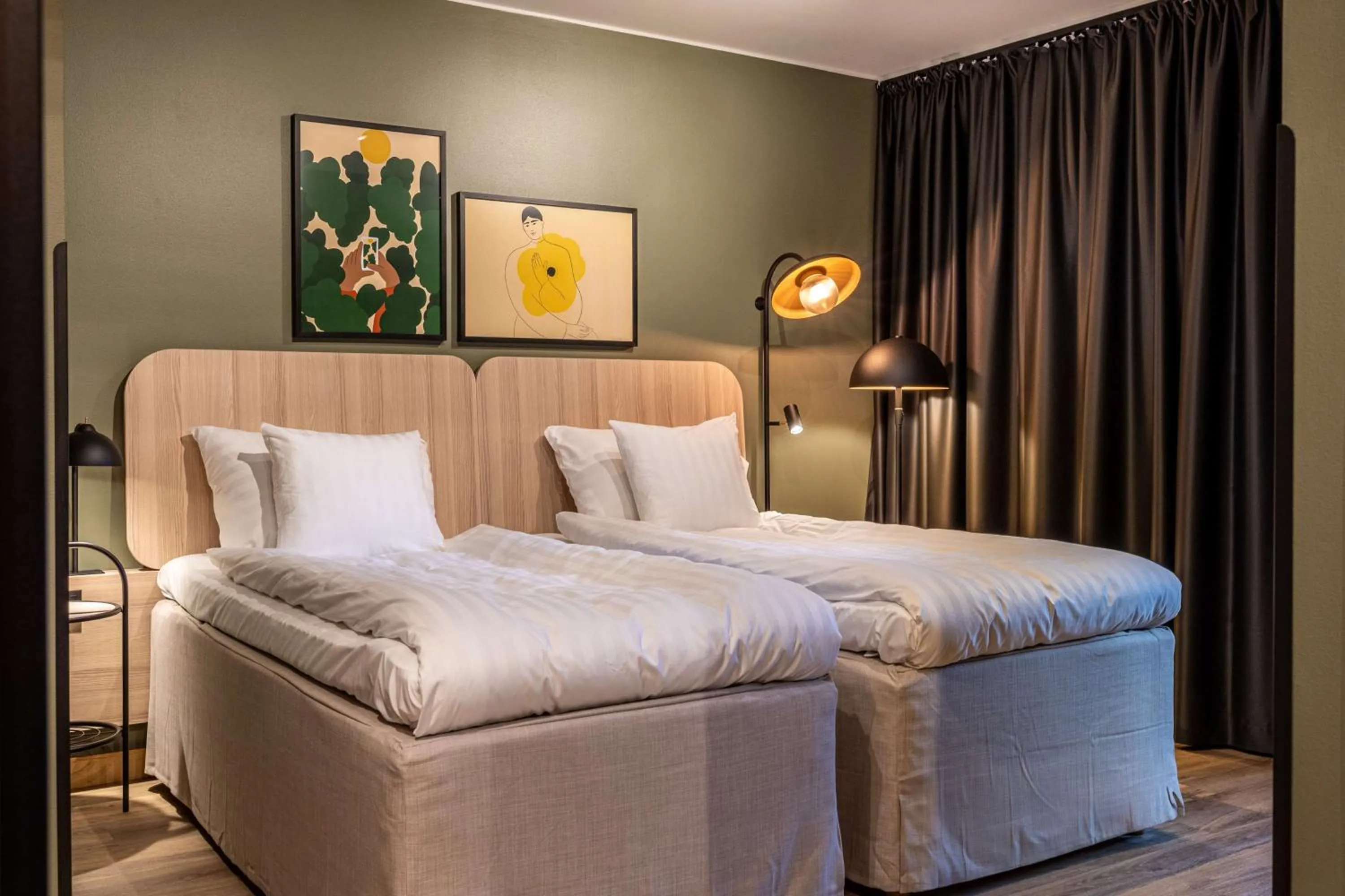 Bedroom, Bed in Scandic Waskia