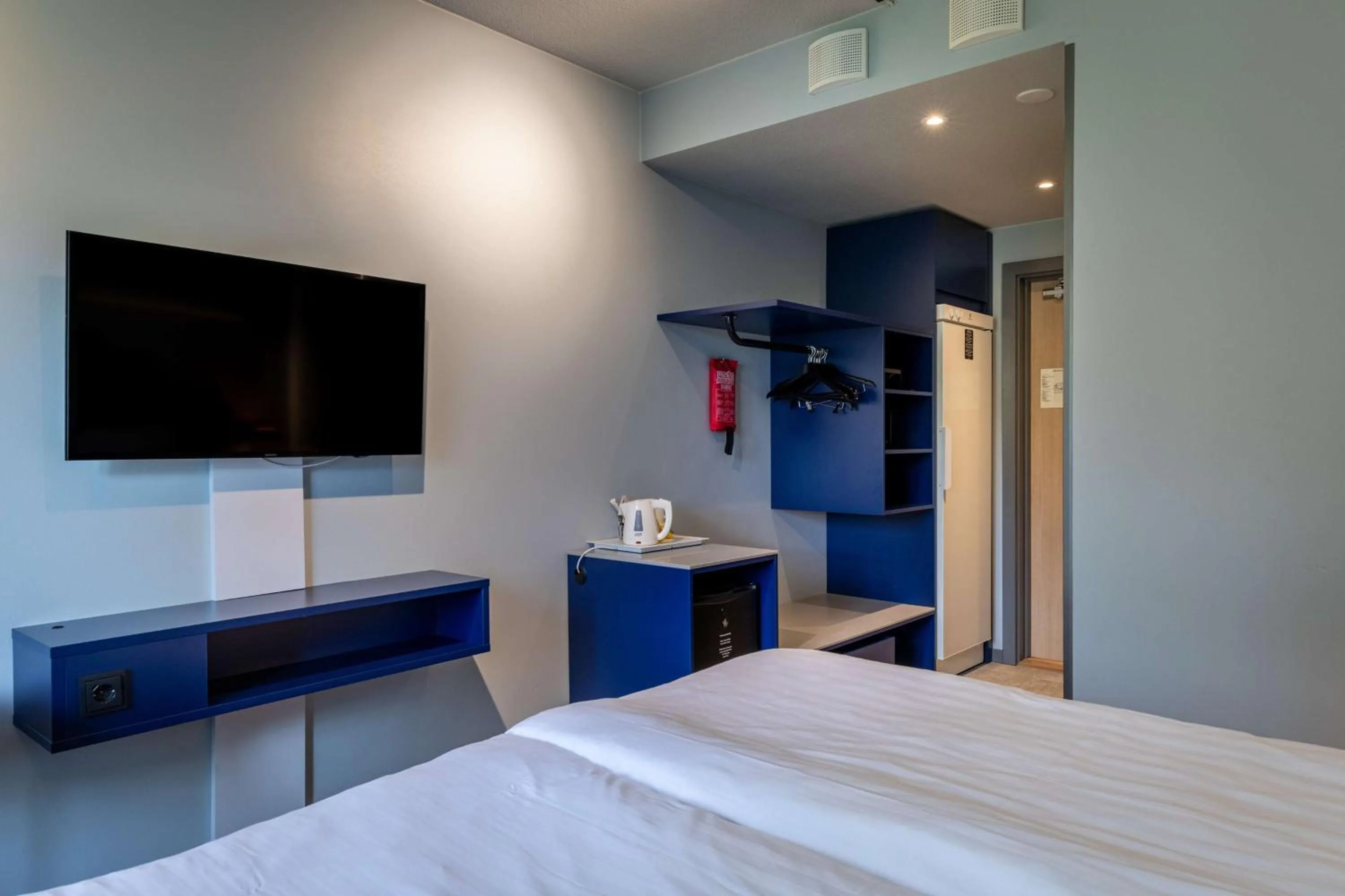 Bedroom, Bed in Scandic Rukahovi