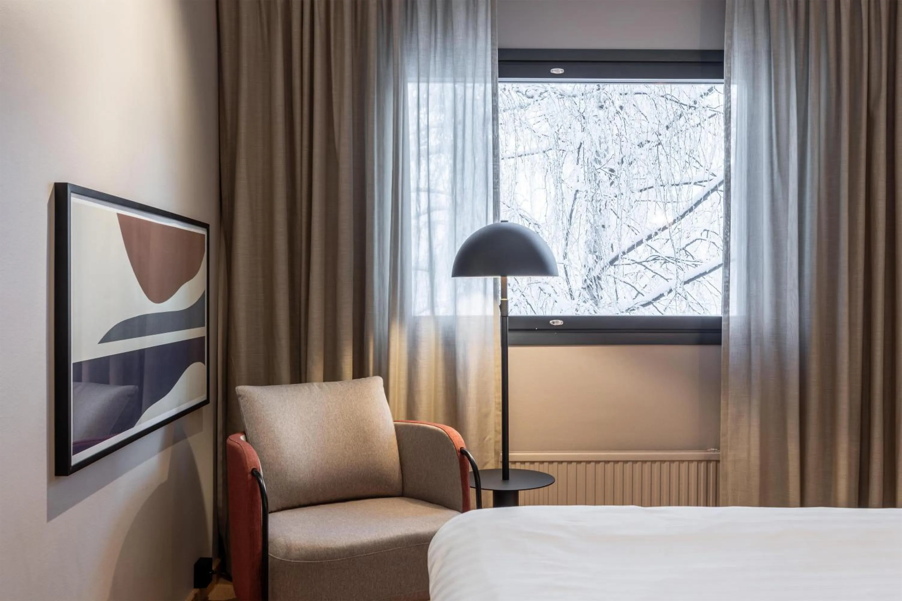 Bedroom, Bed in Scandic Pohjanhovi