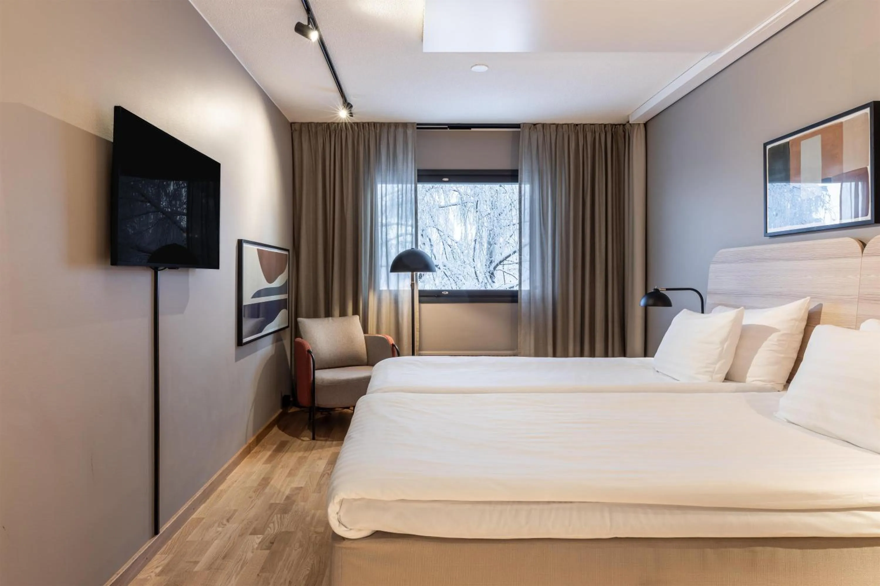 Bedroom, Bed in Scandic Pohjanhovi