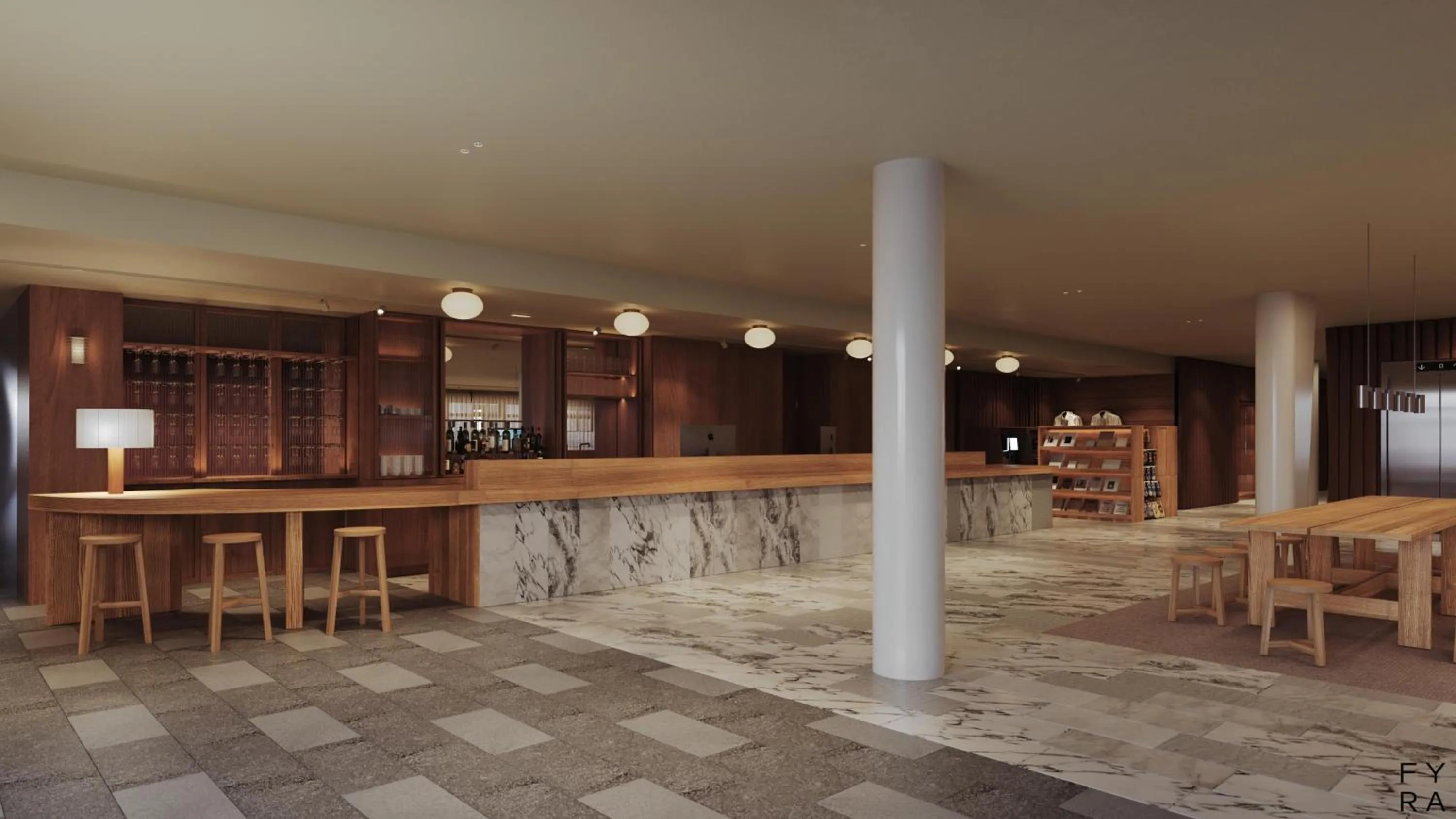 Lobby or reception in Scandic Pohjanhovi