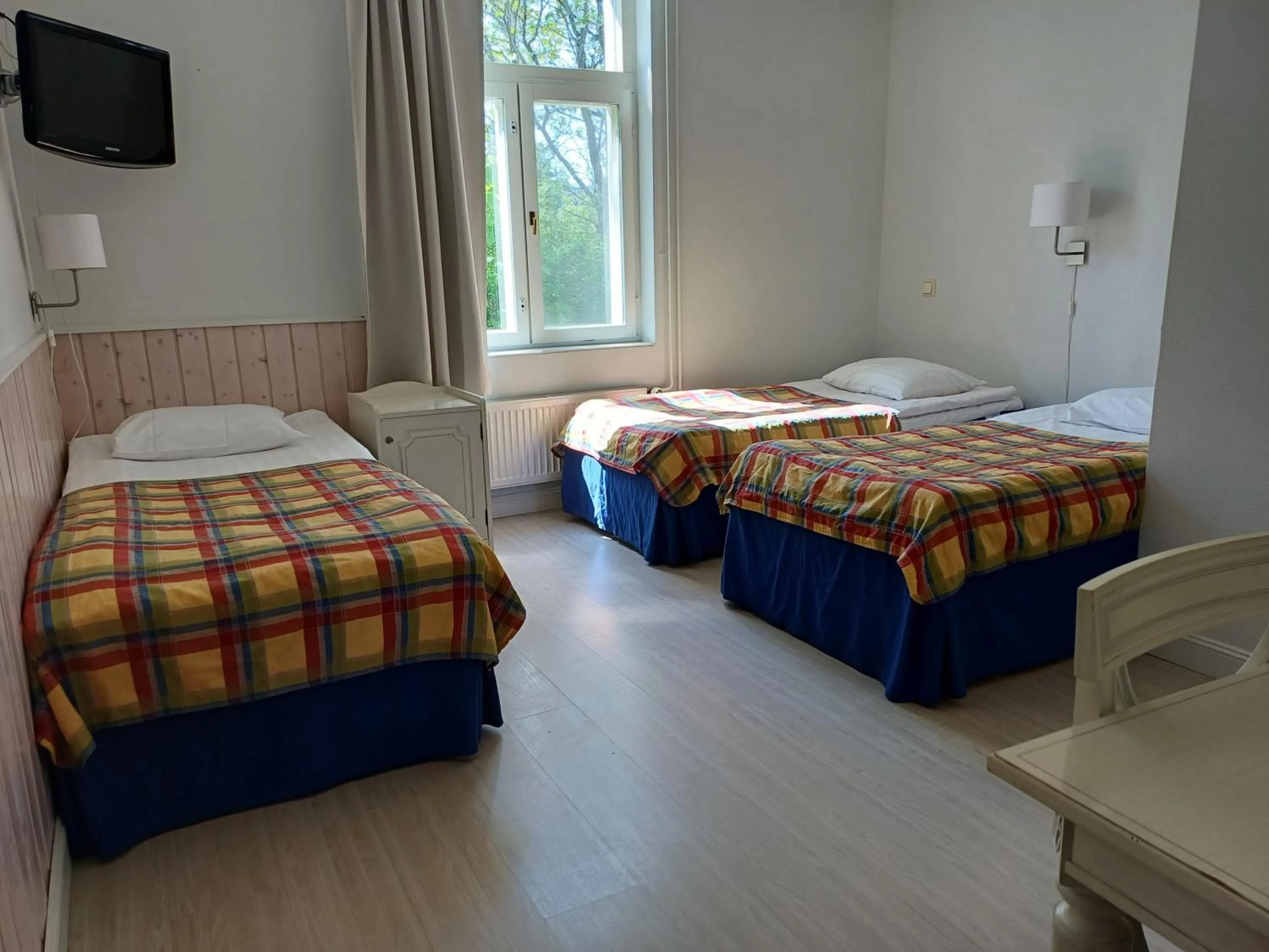 Bed in Hotel Strandbo