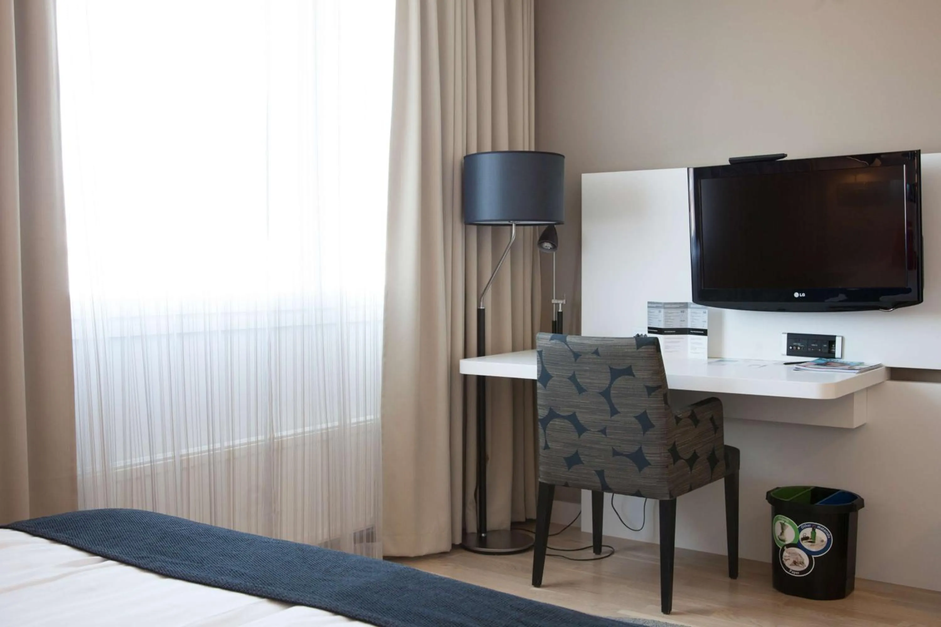 Bedroom, Bed in Scandic Julia