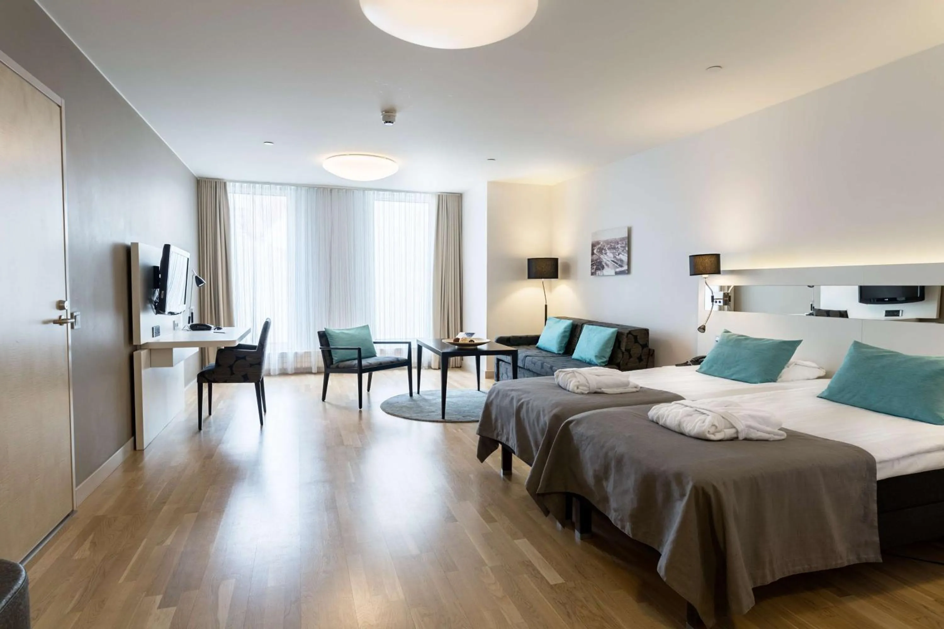 Bedroom, Bed in Scandic Julia