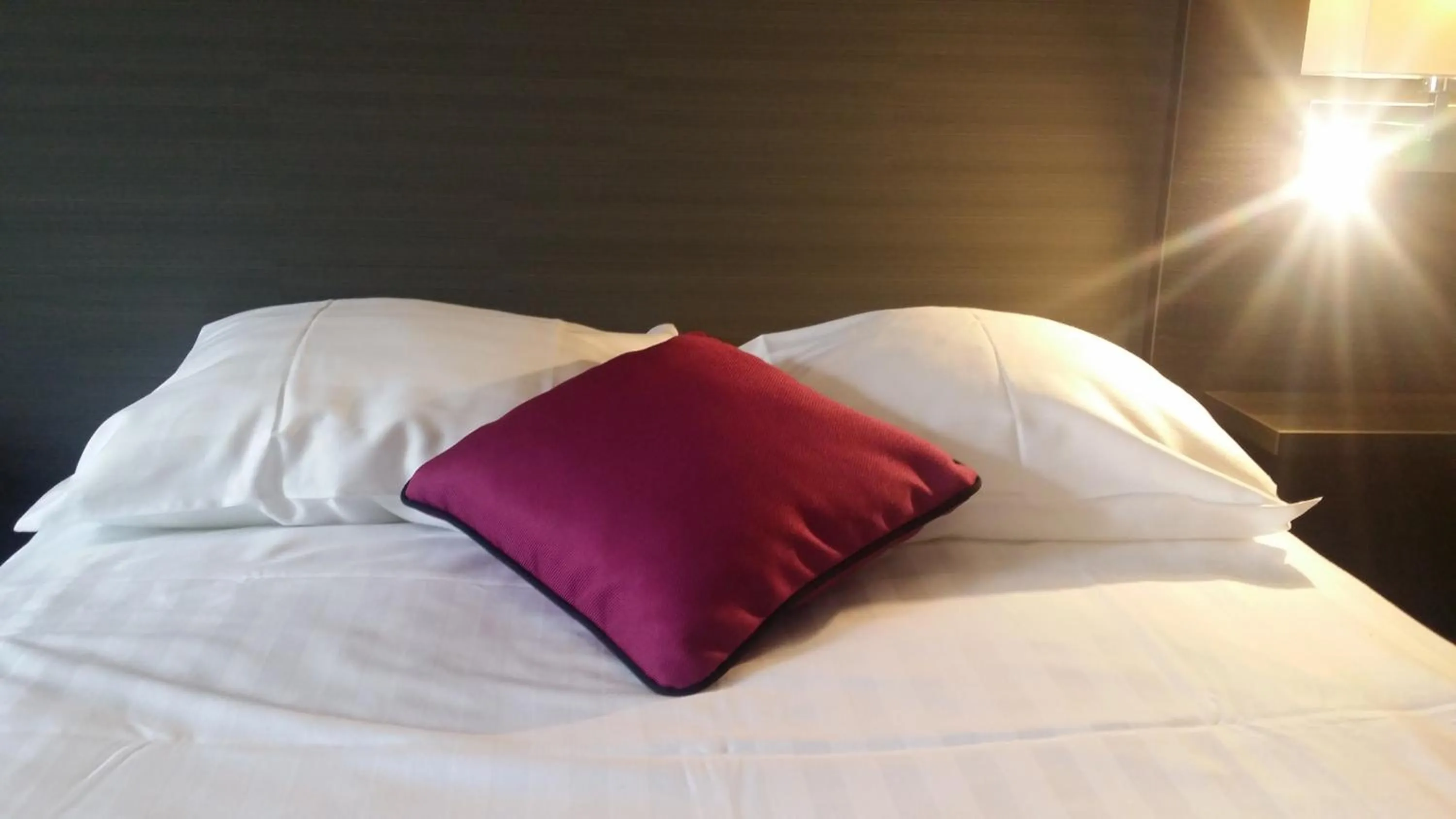 Bed in Hotel Kauppi