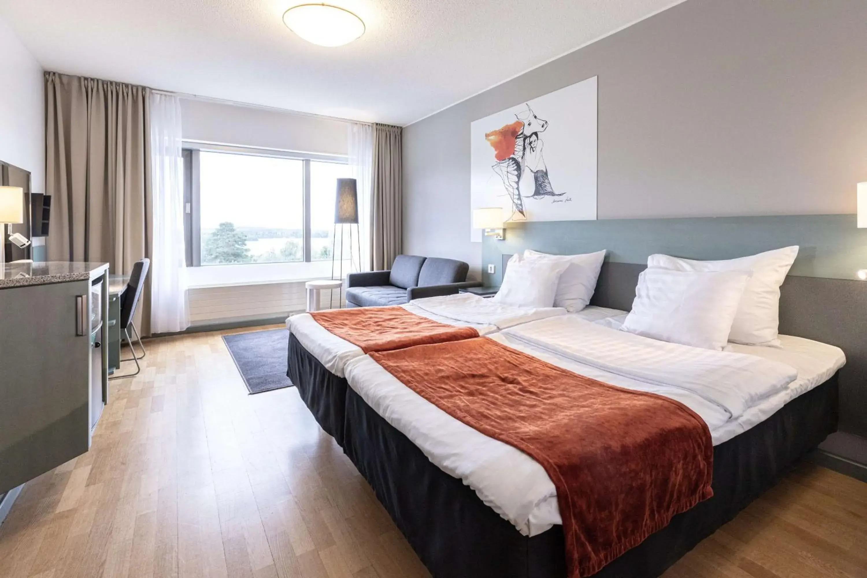 Family Room with Bath in Scandic Rosendahl Family Room with Bath in Scandic Rosendahl