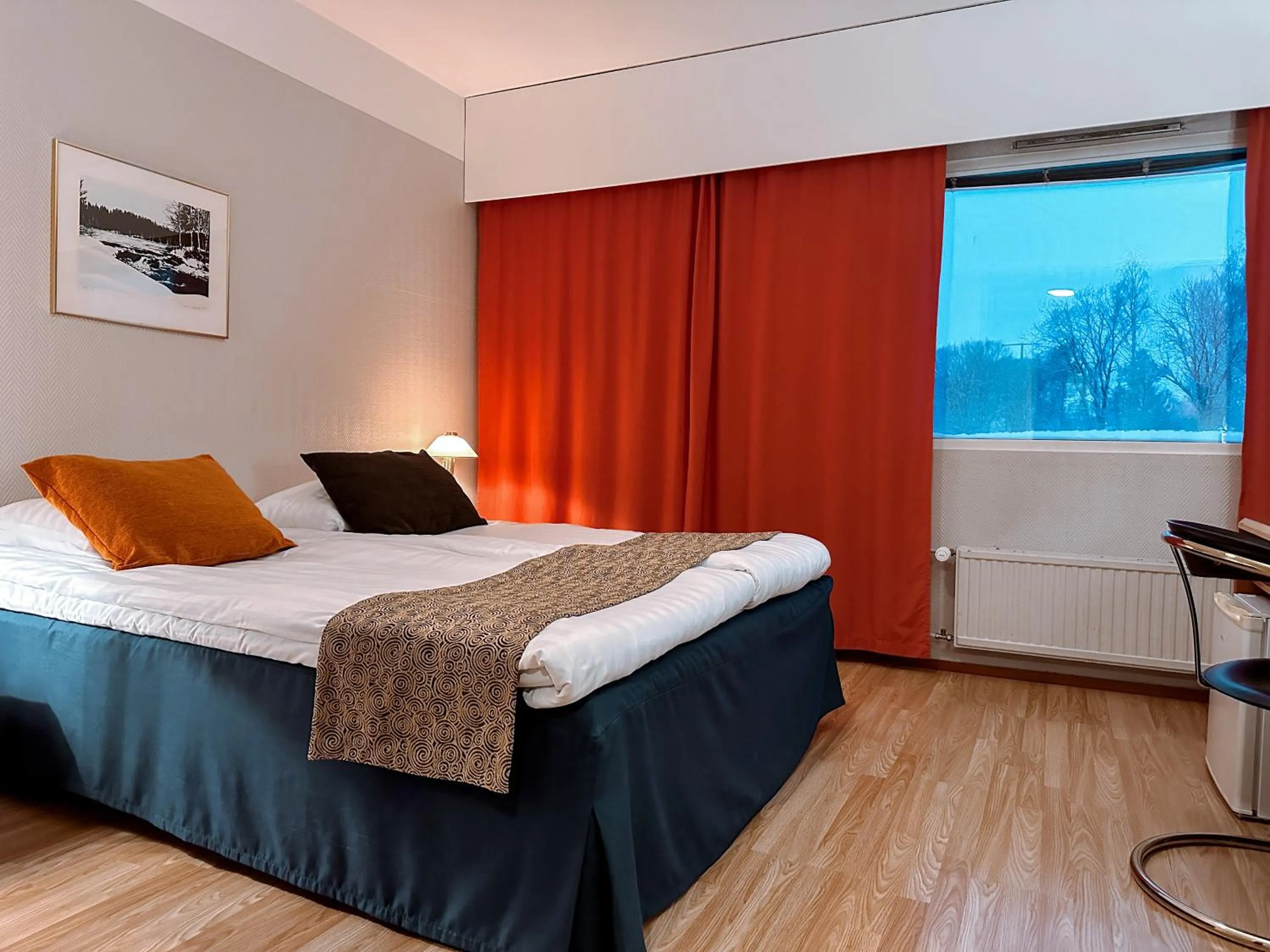 Bed in Hotel Sommelo