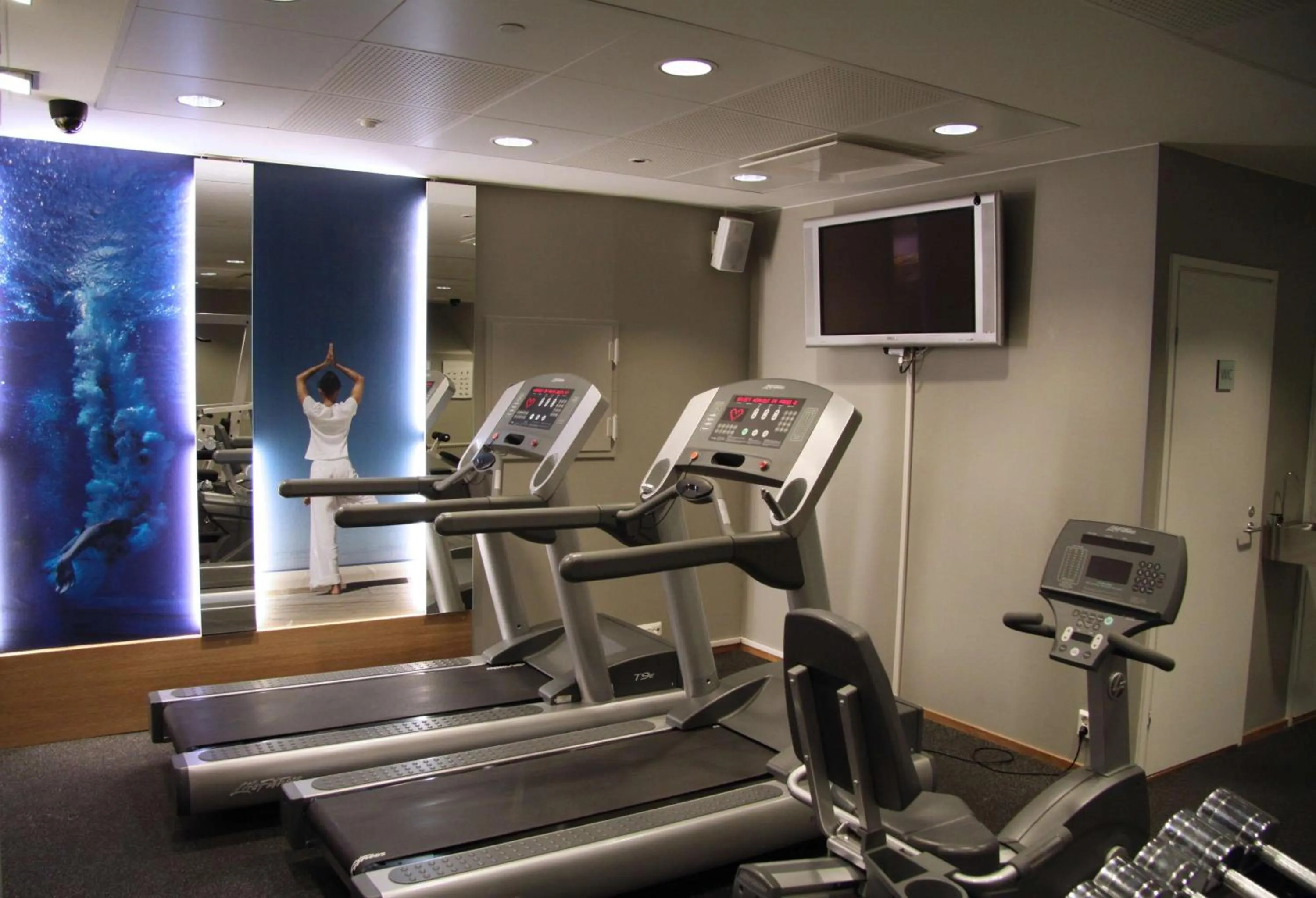 Fitness centre/facilities in Scandic Plaza Turku