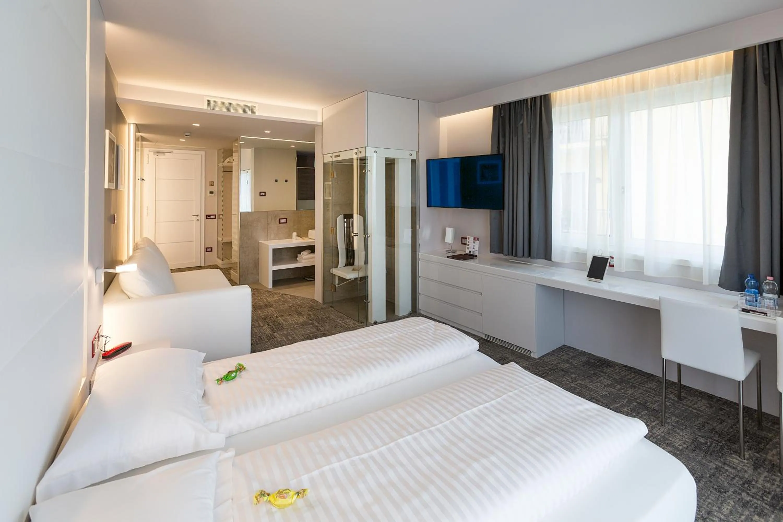 Bed in Wellness Hotel Casa Barca (Adult Only)