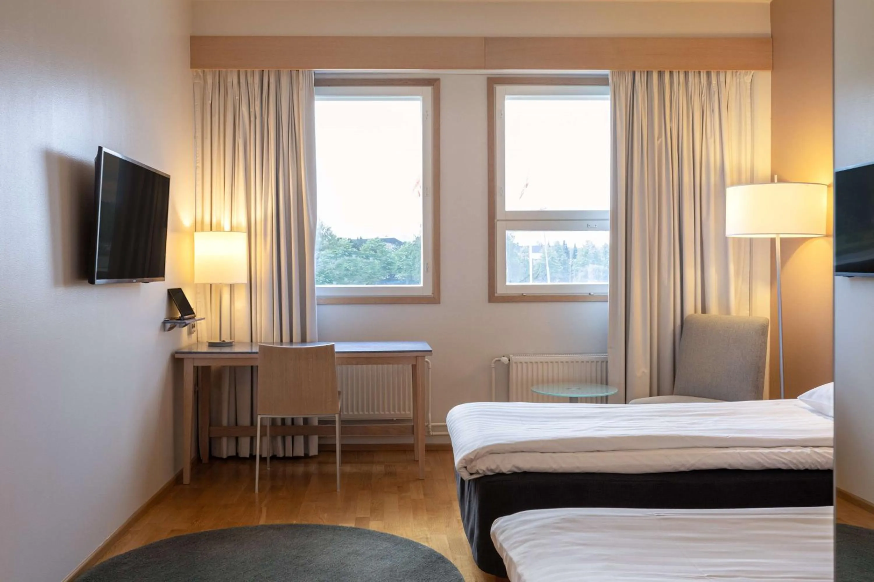 Bedroom, Bed in Scandic Seinäjoki