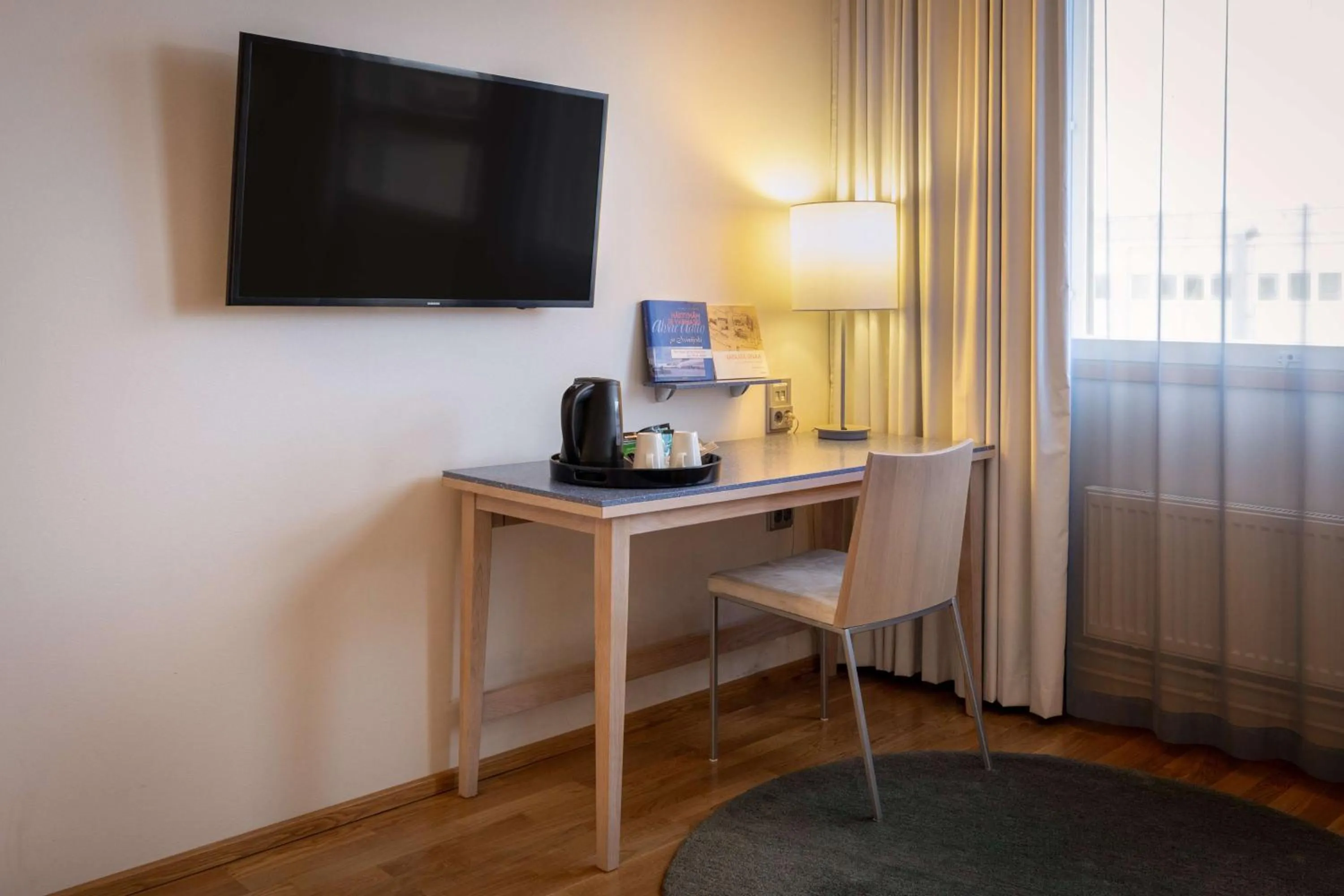 Bedroom in Scandic Seinäjoki