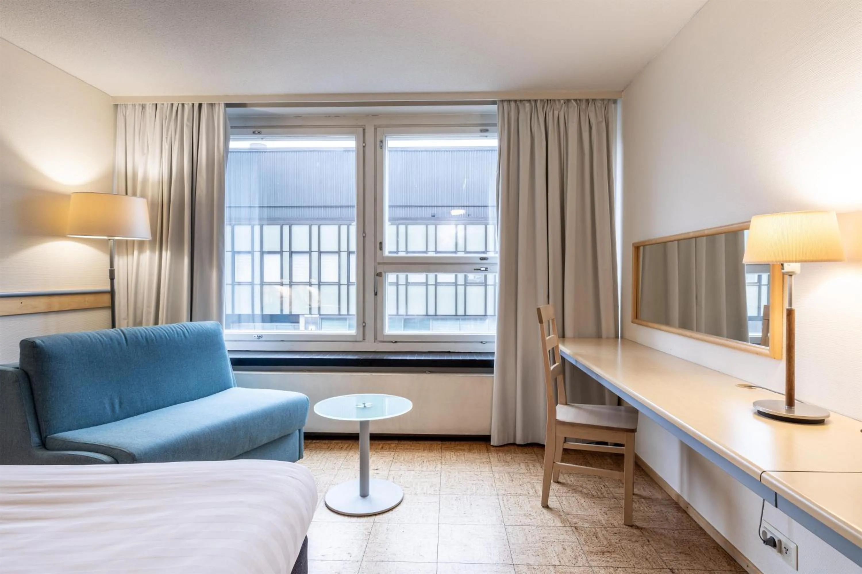 Bedroom, Bed in Scandic Mikkeli