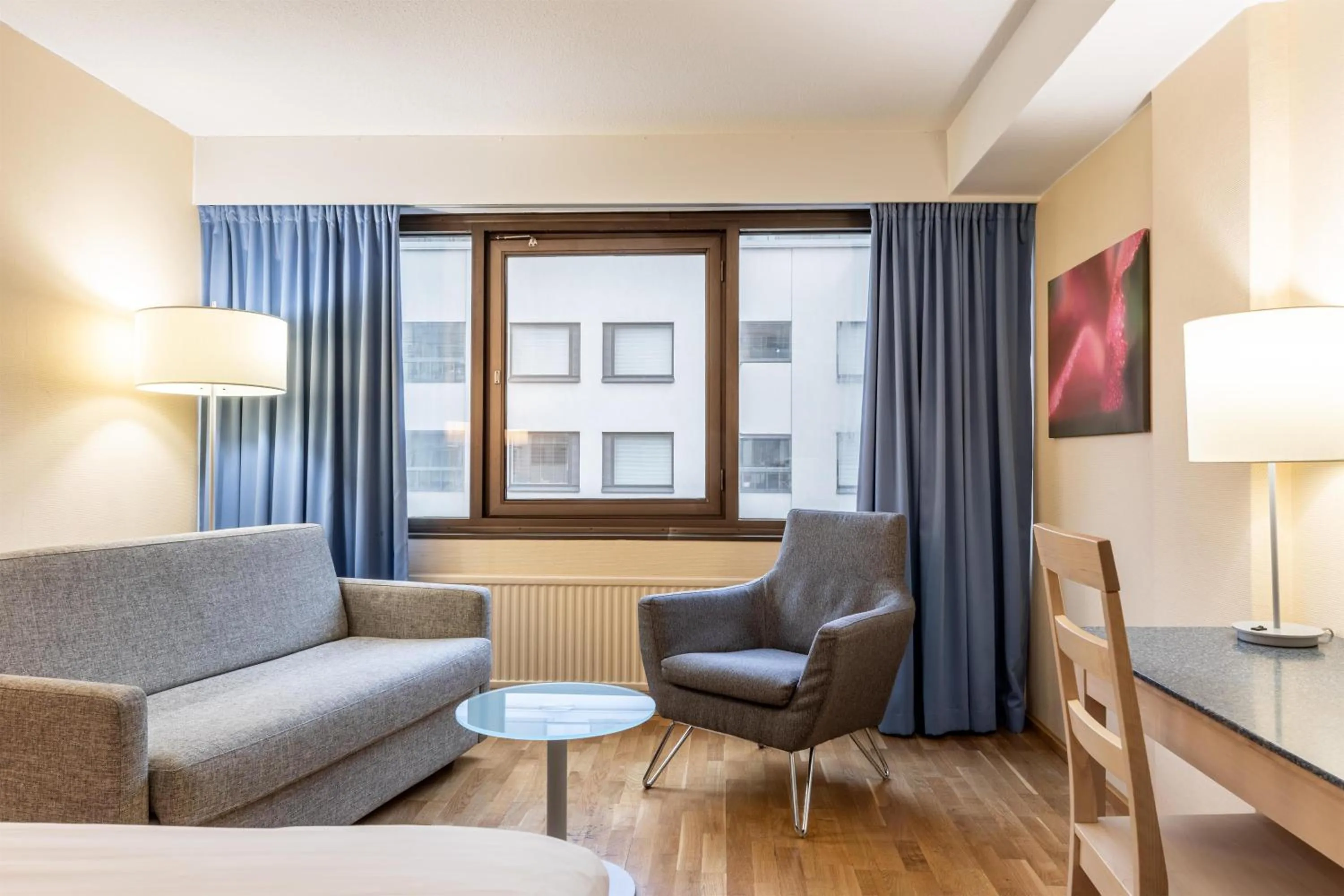 Bedroom in Scandic Mikkeli