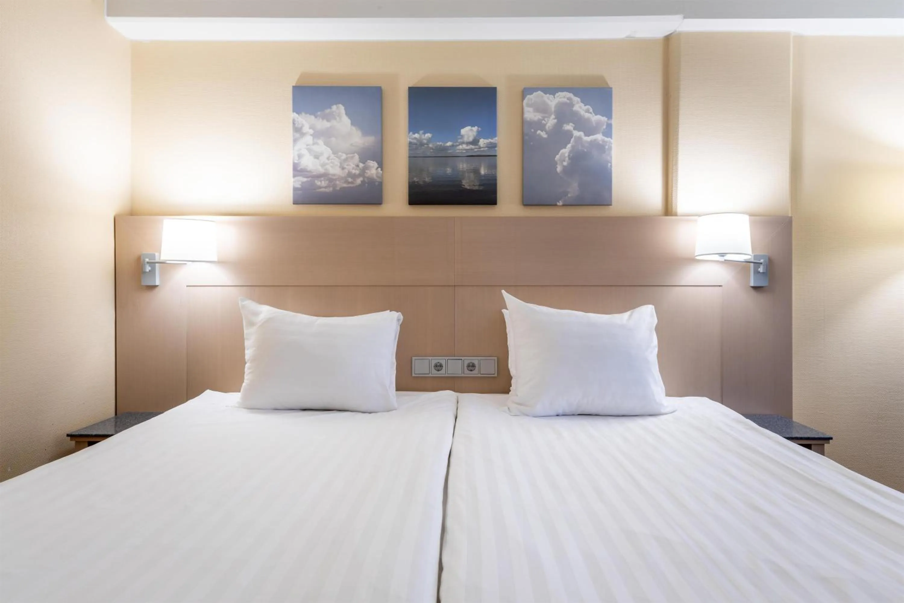 Bedroom, Bed in Scandic Mikkeli