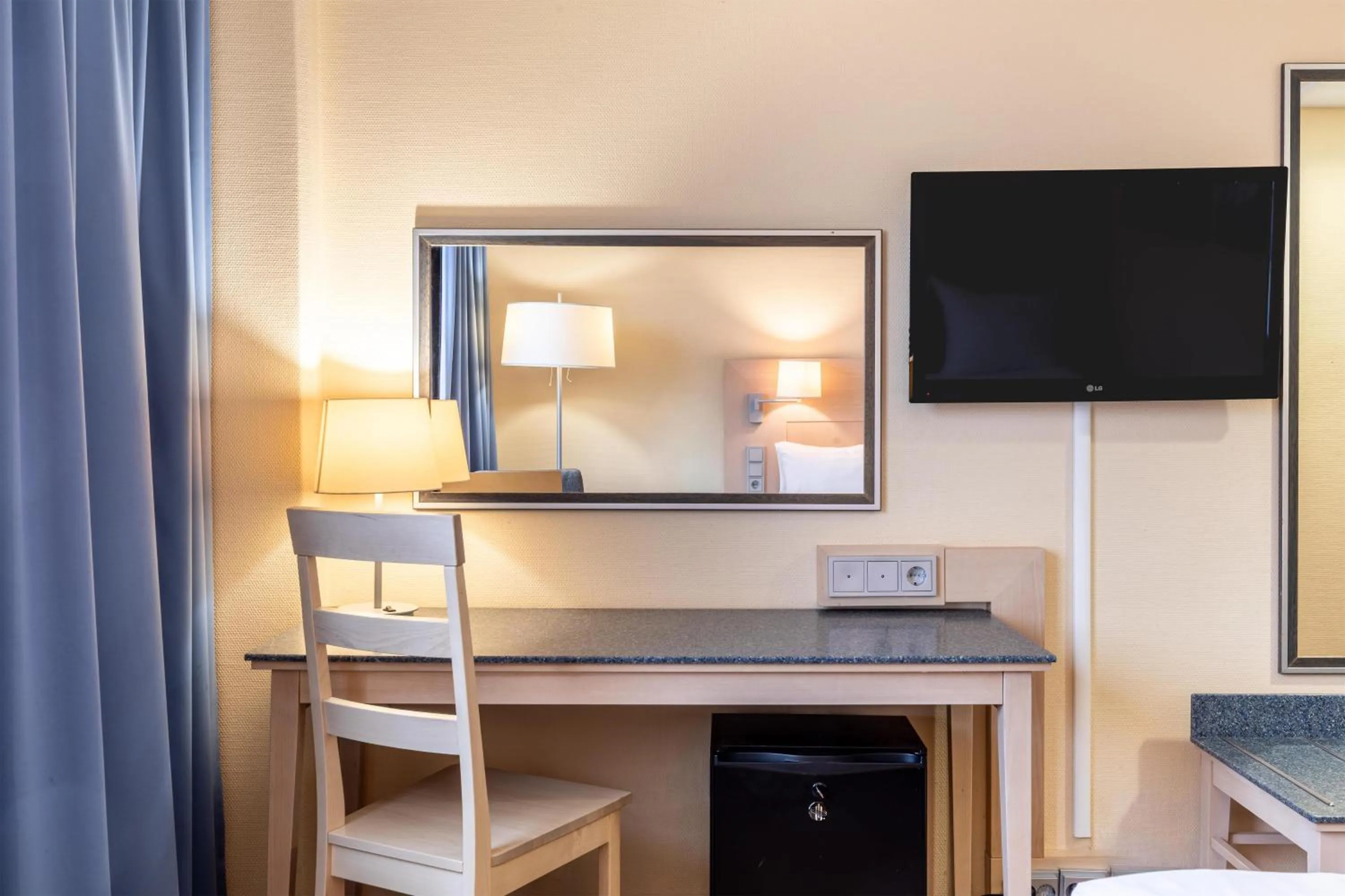 Bedroom in Scandic Mikkeli