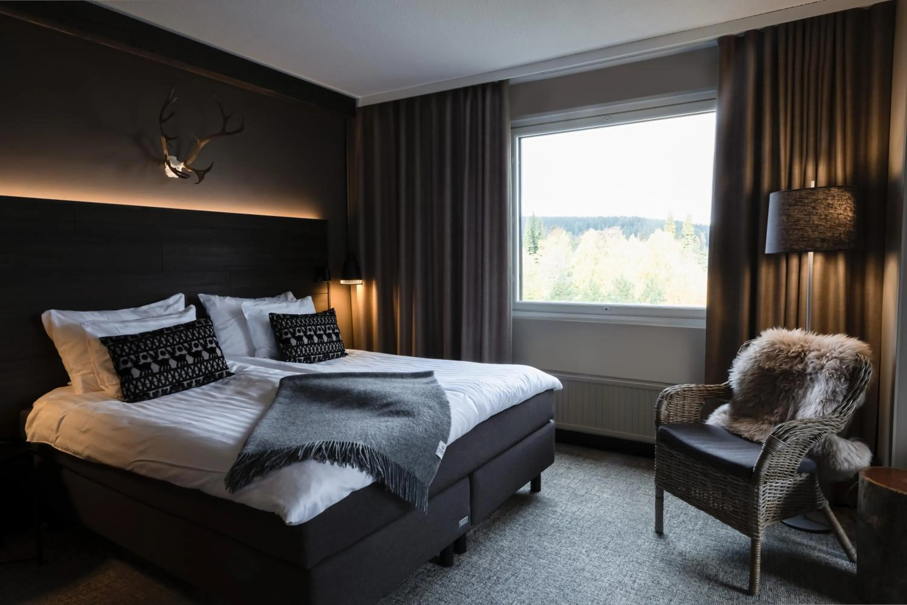 Bedroom, Bed in Lapland Hotels Kuopio