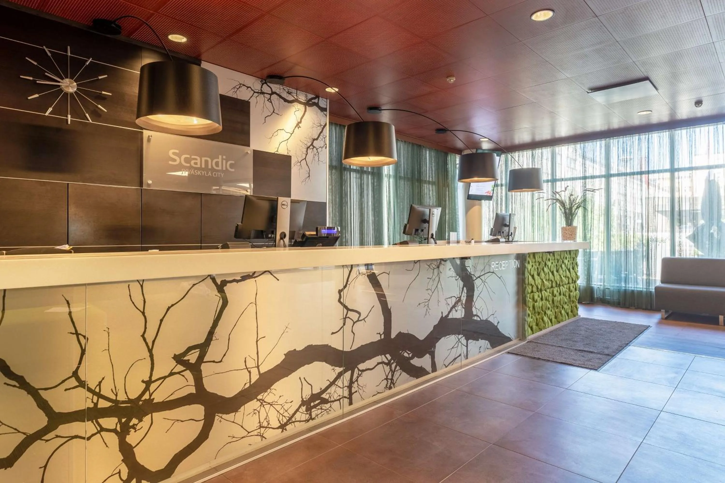 Lobby or reception in Scandic Jyväskylä City