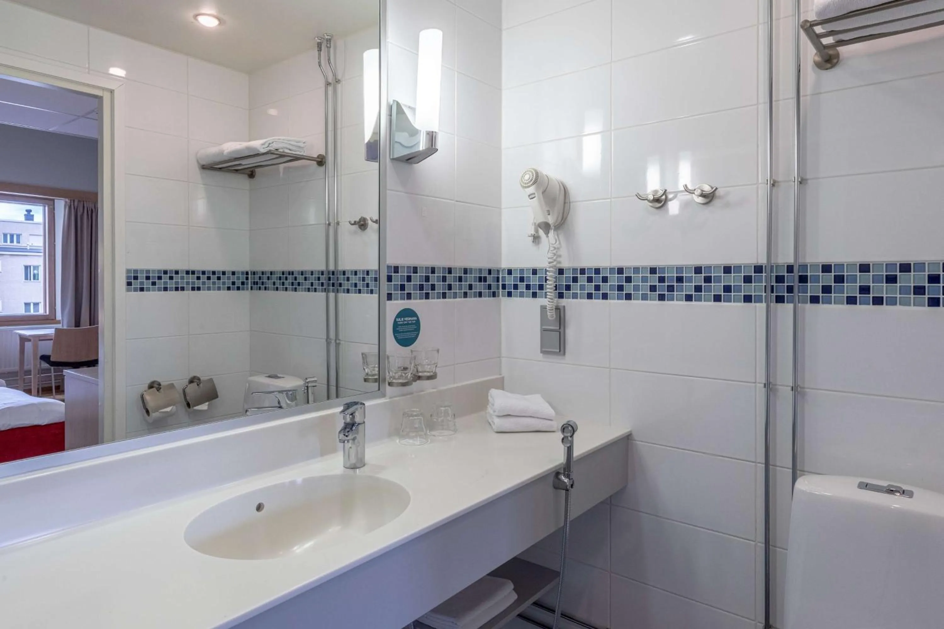 Bathroom in Scandic Joensuu