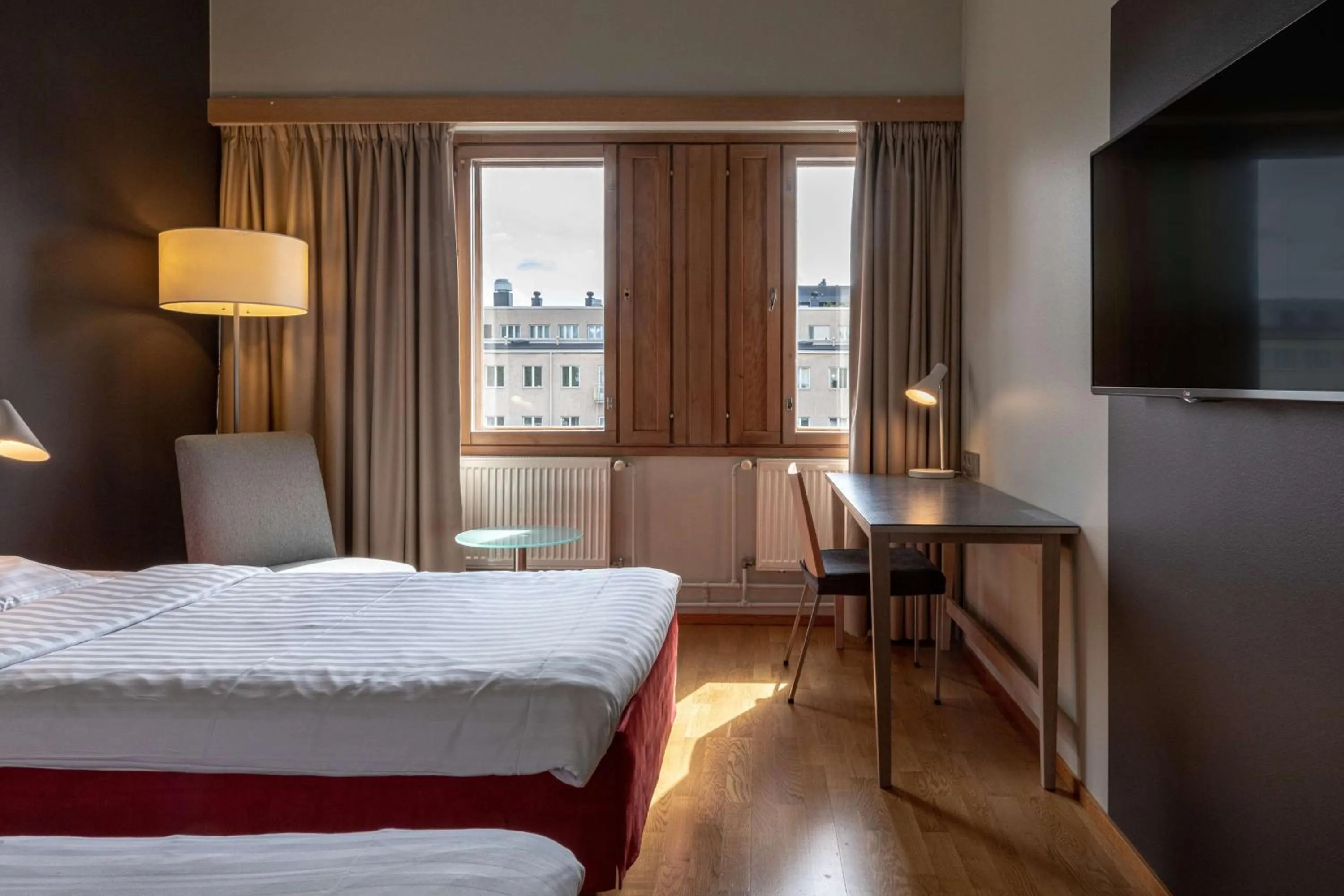 Bedroom, Bed in Scandic Joensuu