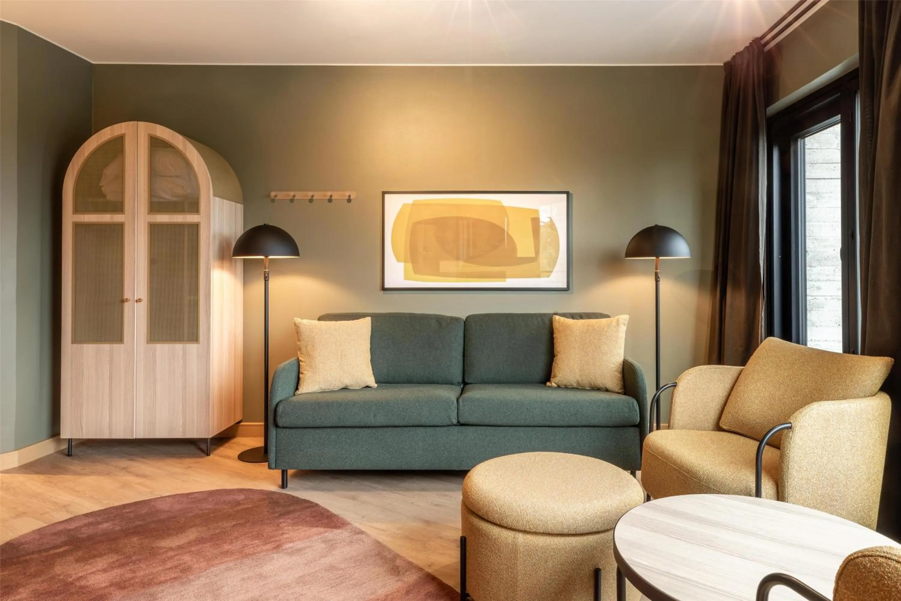 Bedroom in Scandic Laajavuori