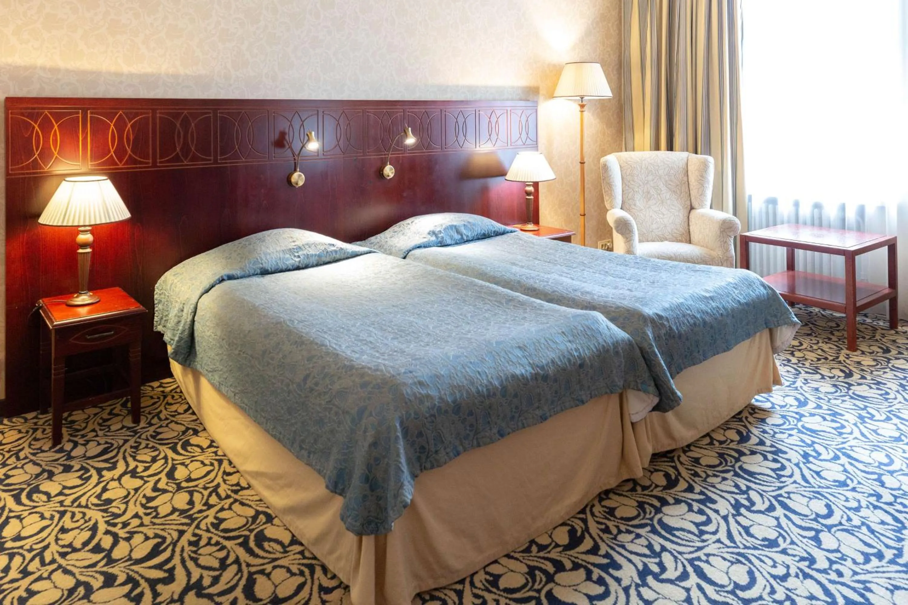 Bedroom, Bed in Imatran Valtionhotelli