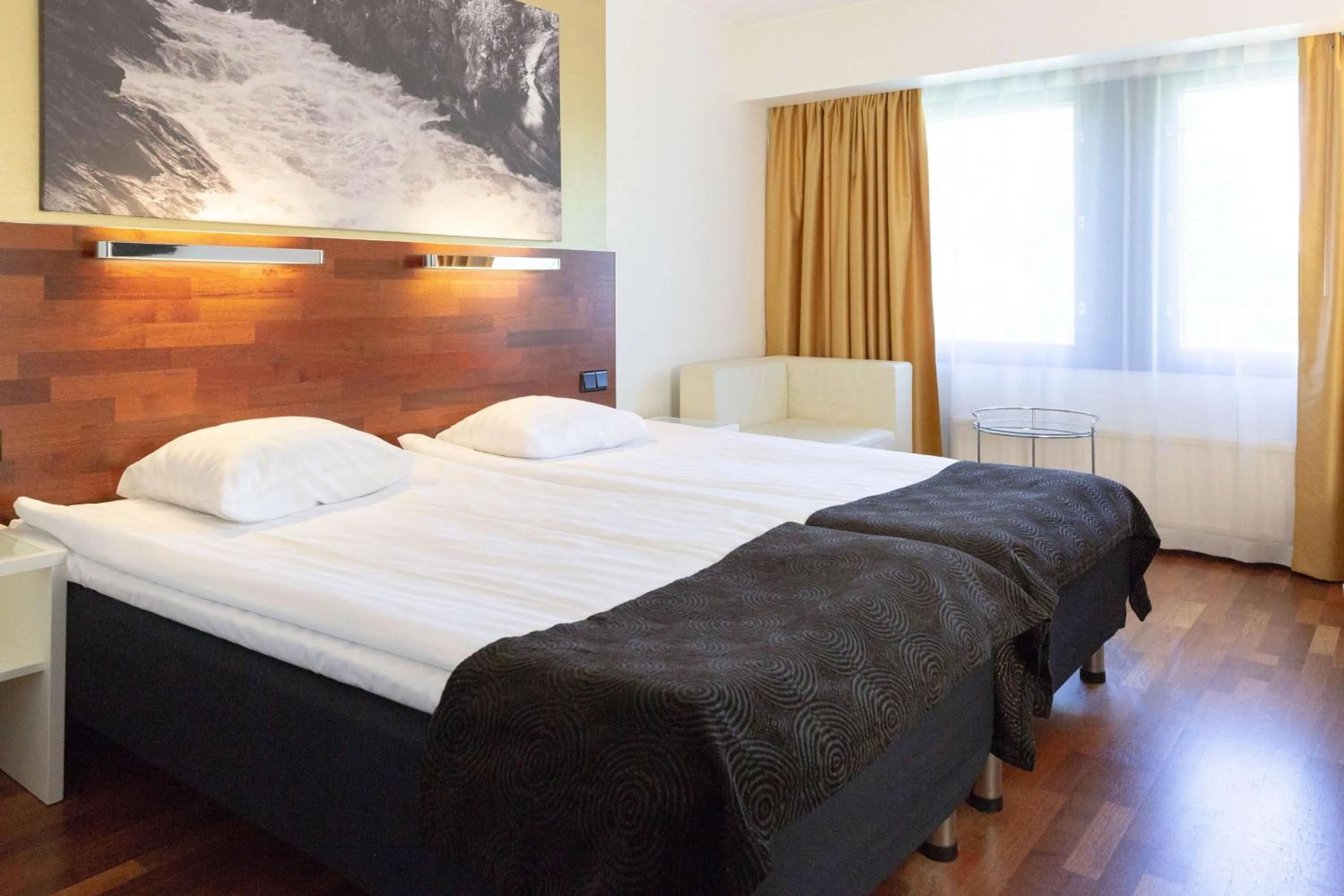 Bedroom, Bed in Imatran Valtionhotelli