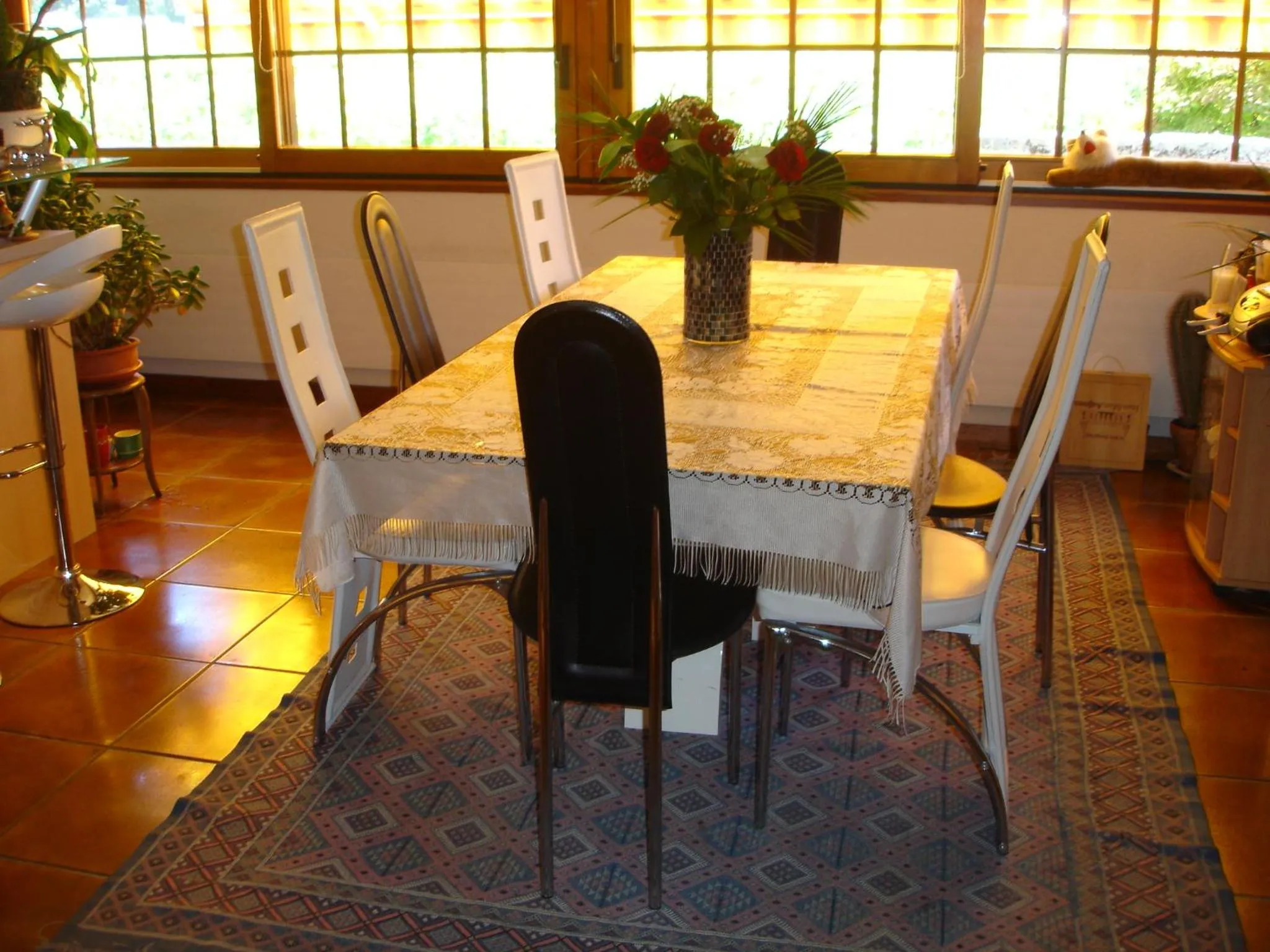 Dining area in BnB Le Relais du Château