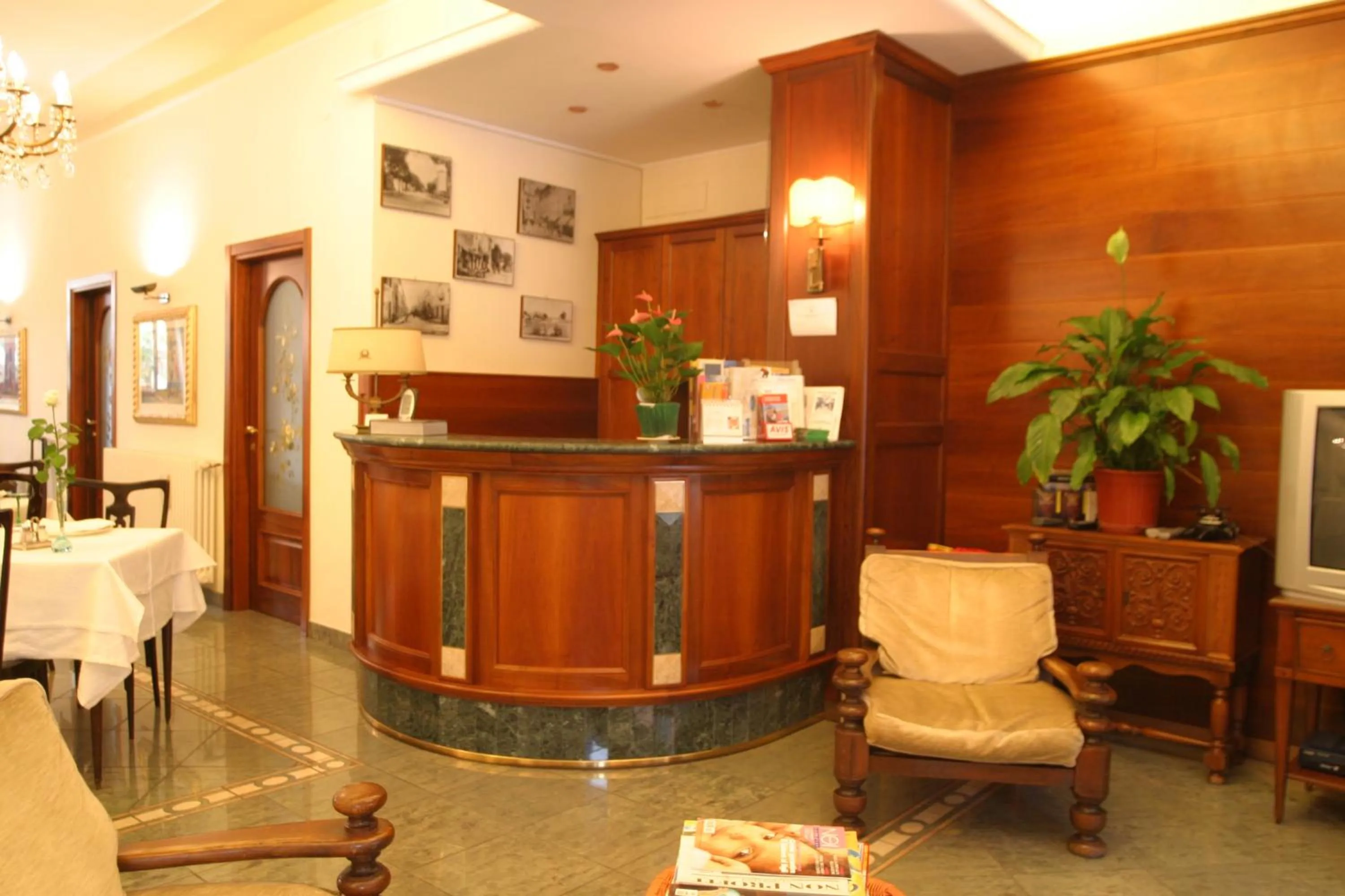 Lobby or reception in Hotel Pescetto