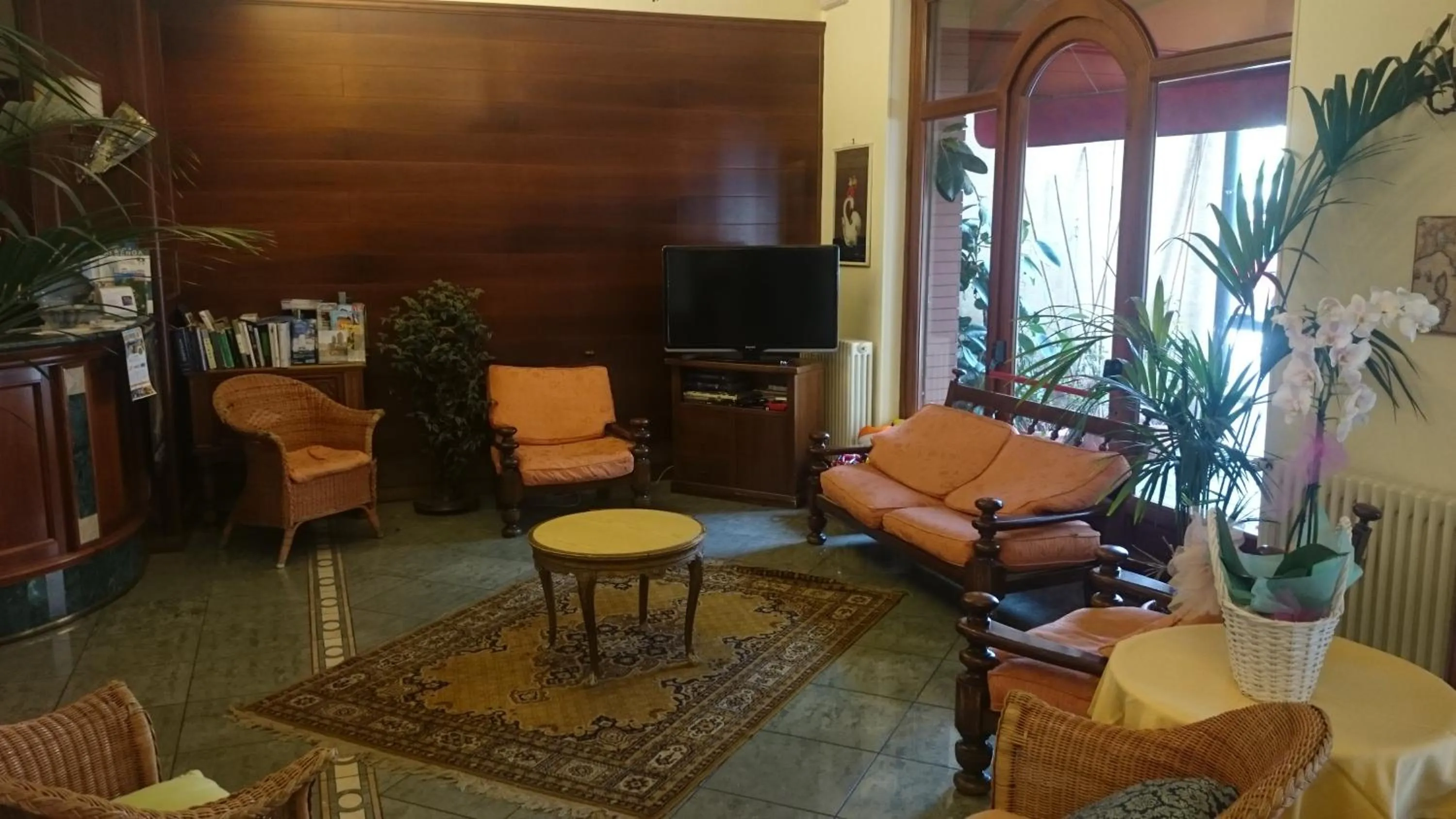 Communal lounge/ TV room in Hotel Pescetto