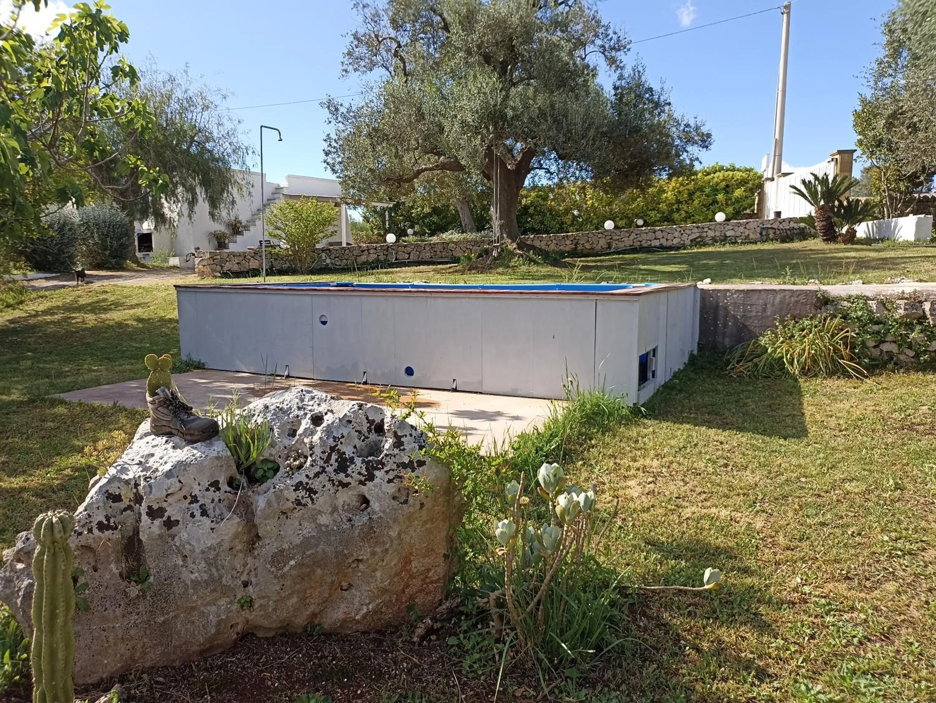 Garden view in La casa degli artisti