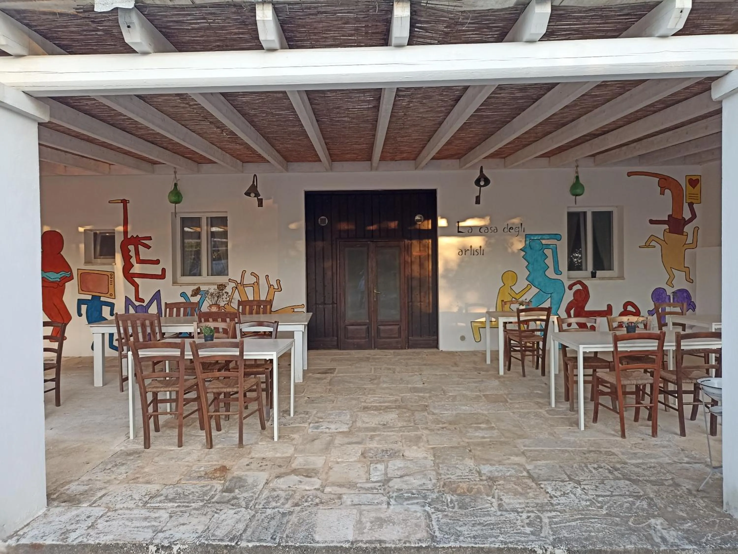 Patio in La casa degli artisti