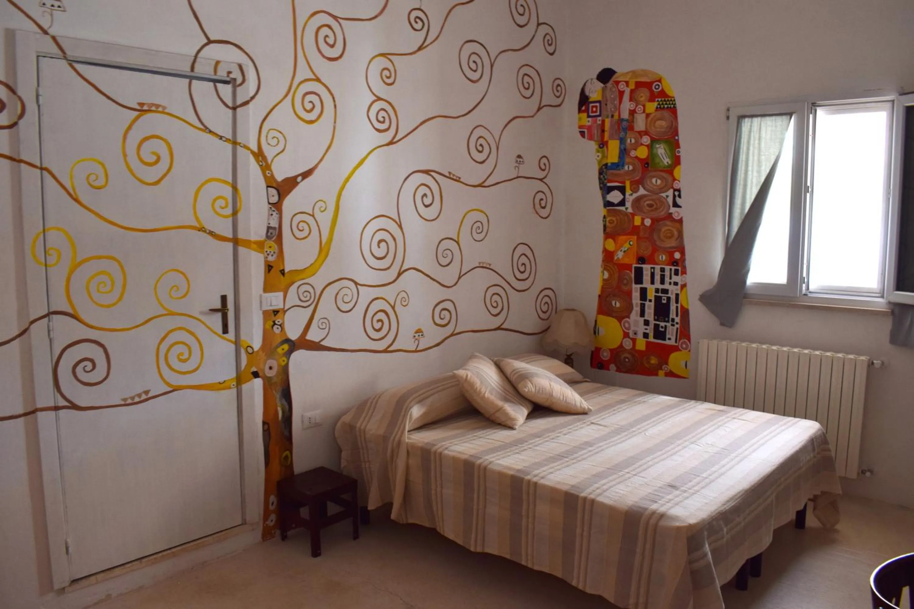 Bed in La casa degli artisti