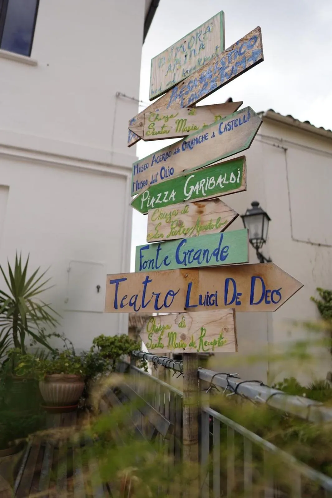 Decorative detail in Dimora Amina