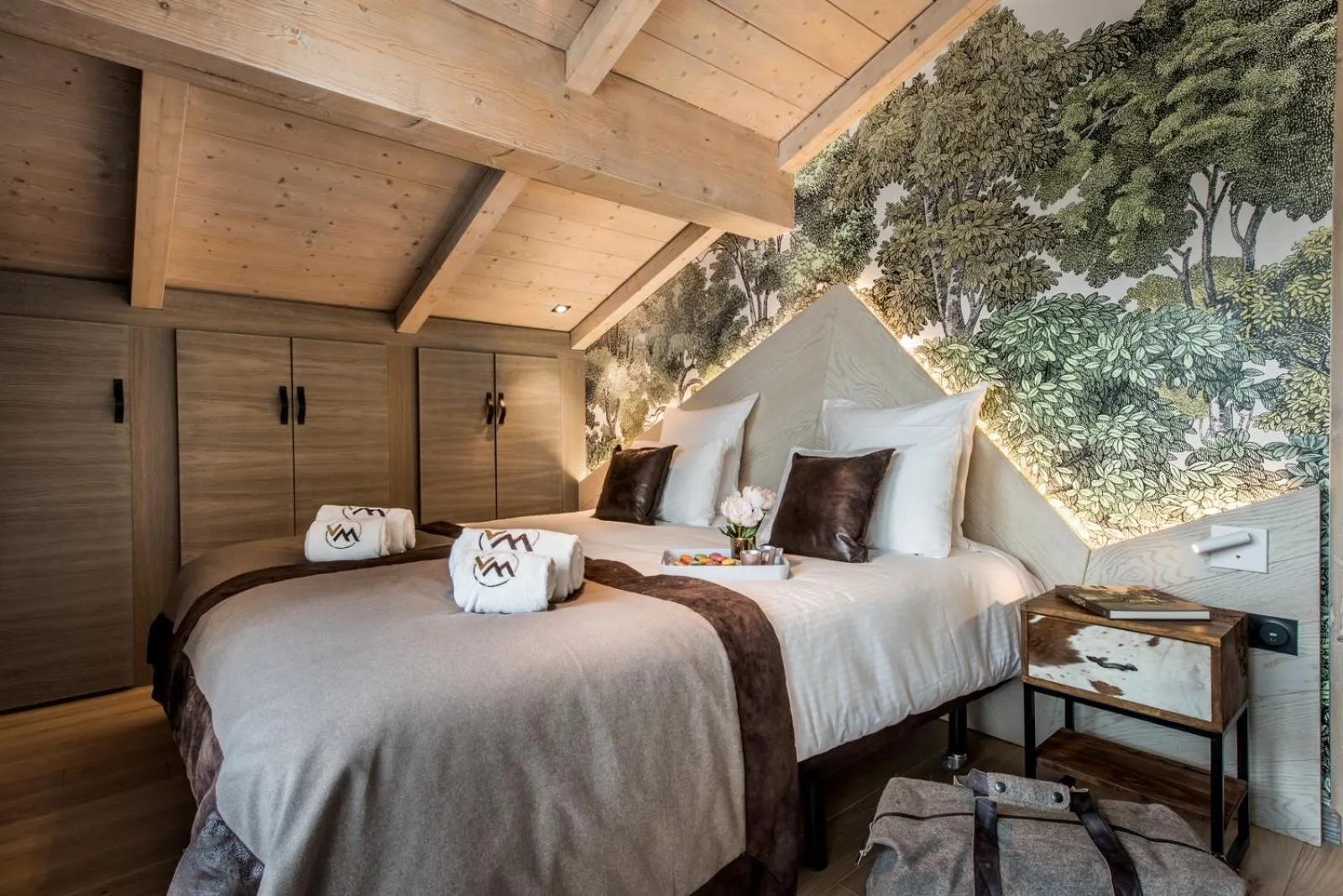 Bed in Chalet Skadi - Village Montana