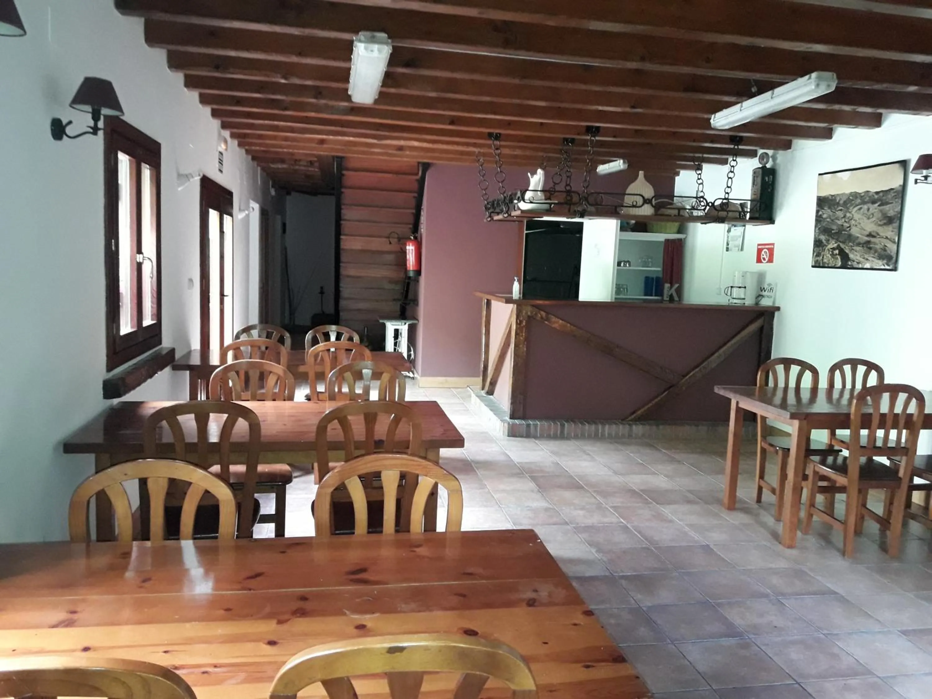 Dining area in Albergue Casa Txakainlo