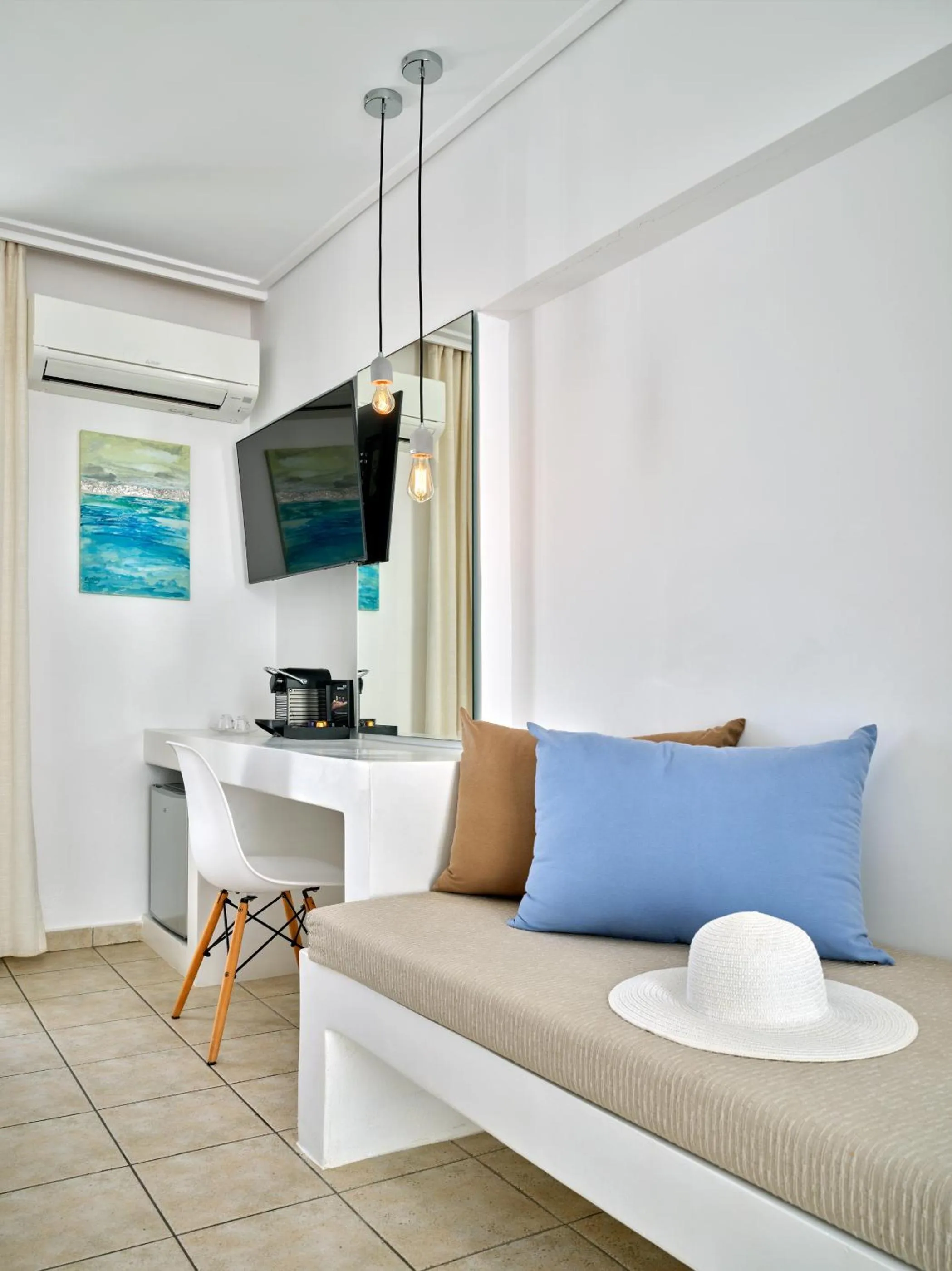 Seating area in Kanale's Rooms & Suites