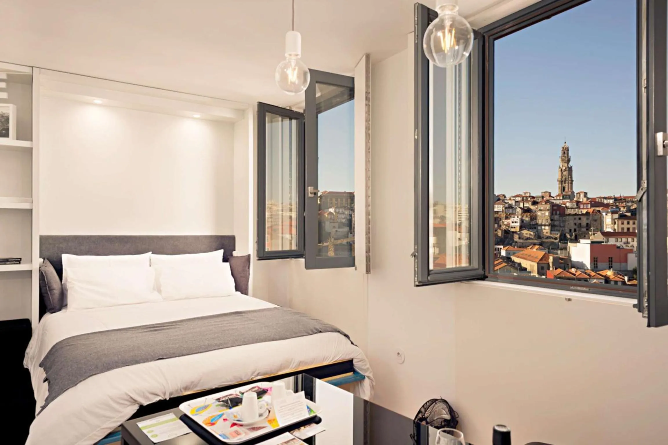 Bed in Cathedral Design Apartments